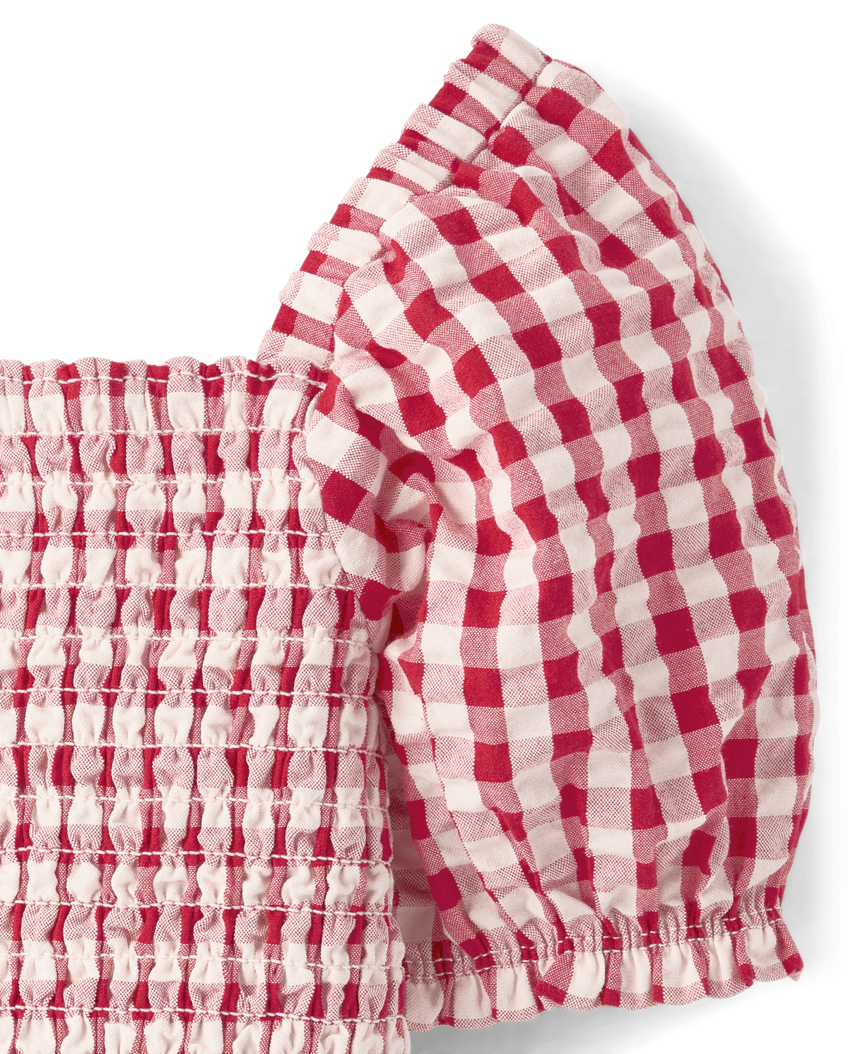 Детские брелоки Gymboree Girls Gingham Seersucker Smocked Top - Nantucket Charm