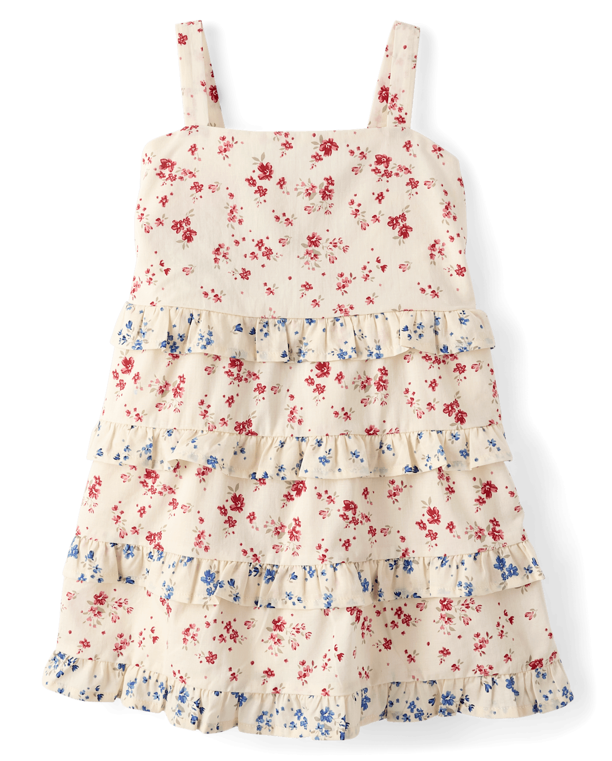 Детские платья Gymboree Girls Floral Ruffle Bow Back Dress - Nantucket Charm — фото 2