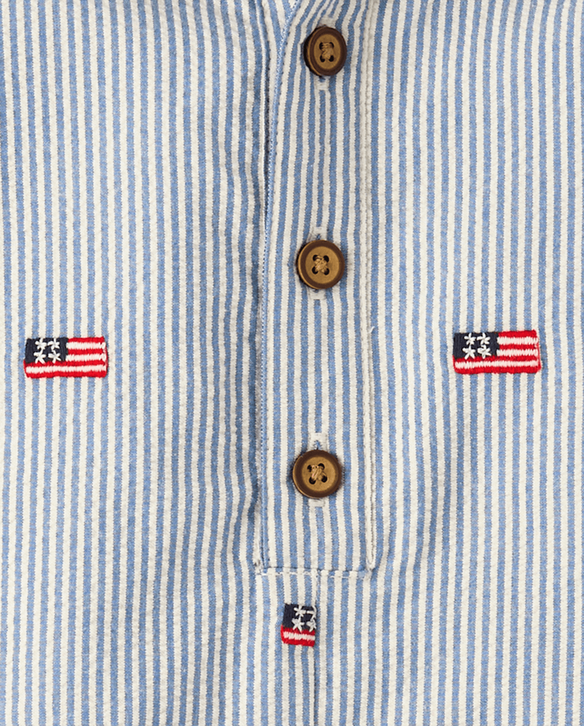 Комбинезон для малышей Gymboree Embroidered Flag Seersucker — фото 2