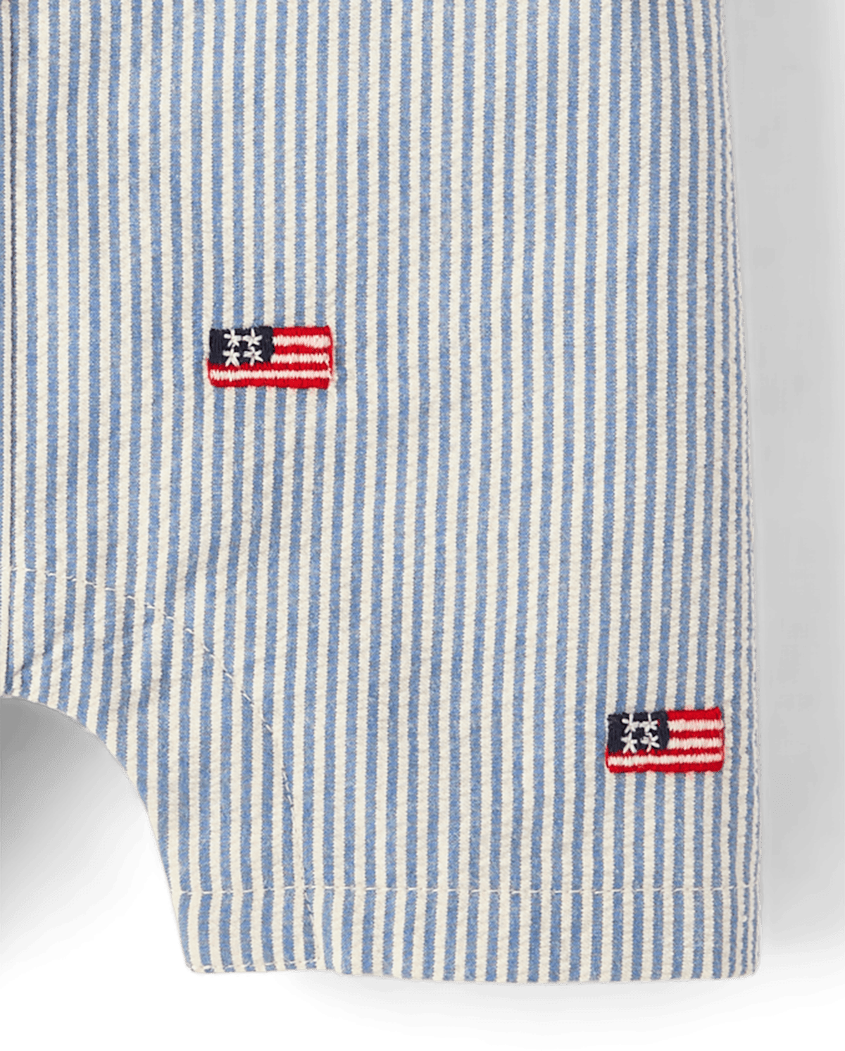 Комбинезон для малышей Gymboree Embroidered Flag Seersucker — фото 3