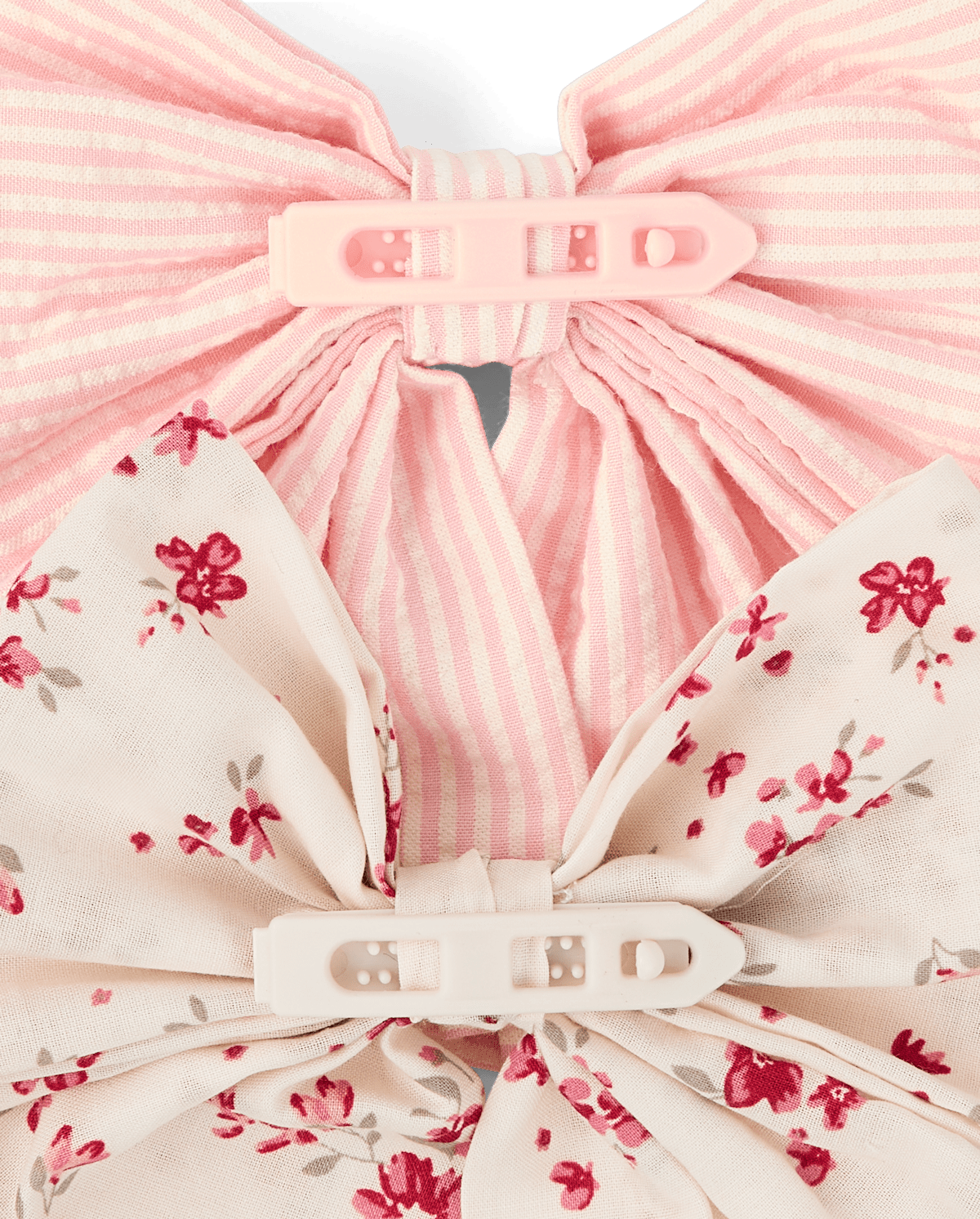 Детские брелоки Gymboree Girls Floral Ruffle Bow Hair Clip 2-Pack - Nantucket Charm — фото 2