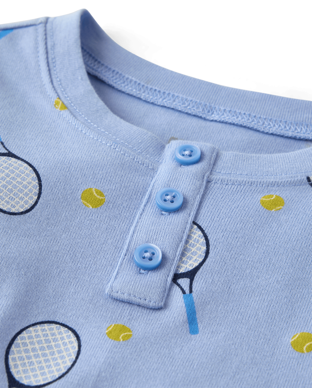 Детские пижамы Gymboree Boys Tennis Snug Fit Cotton Henley Pajamas — фото 2