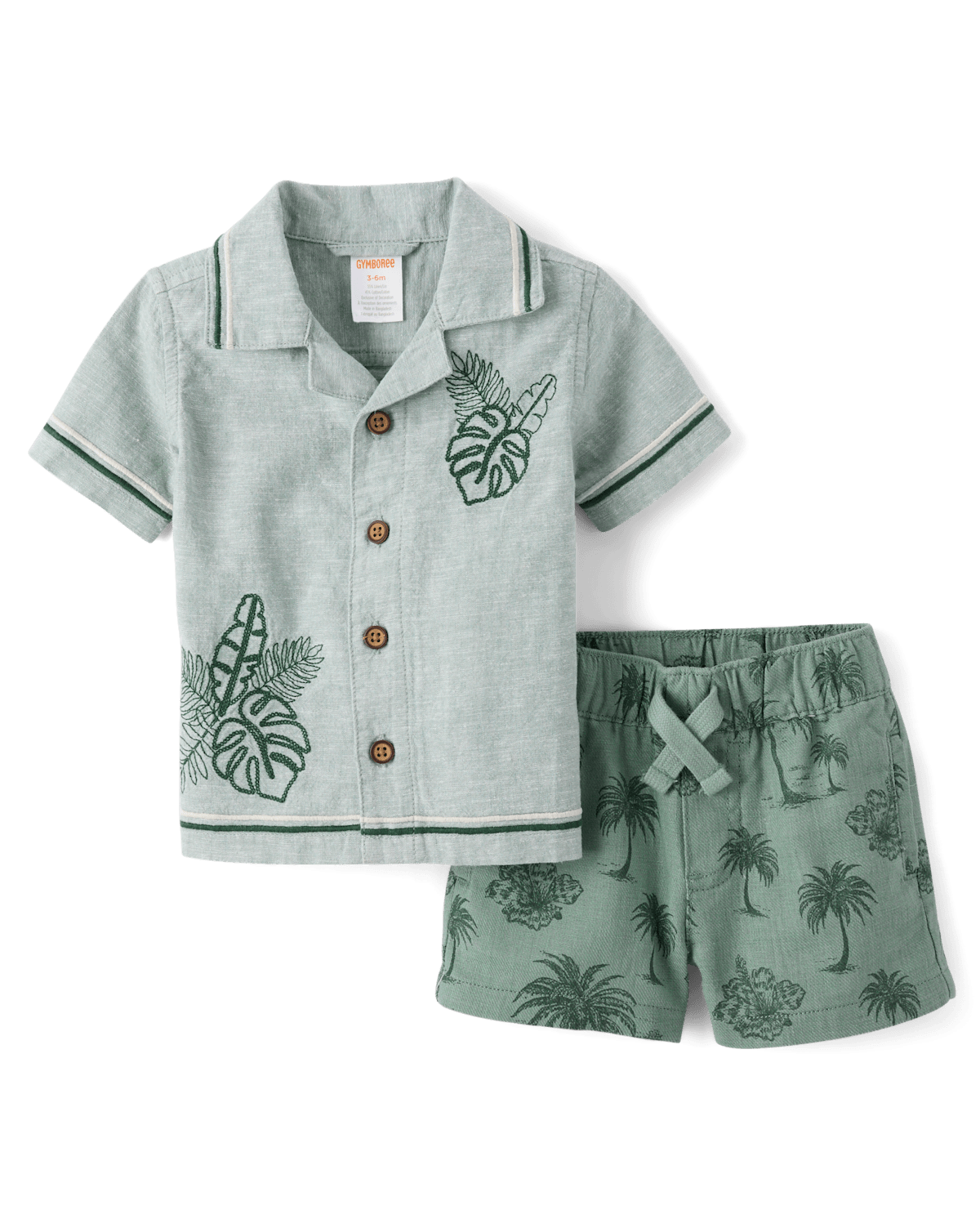 Детский комплект из 2 предметов Gymboree из льняной смеси