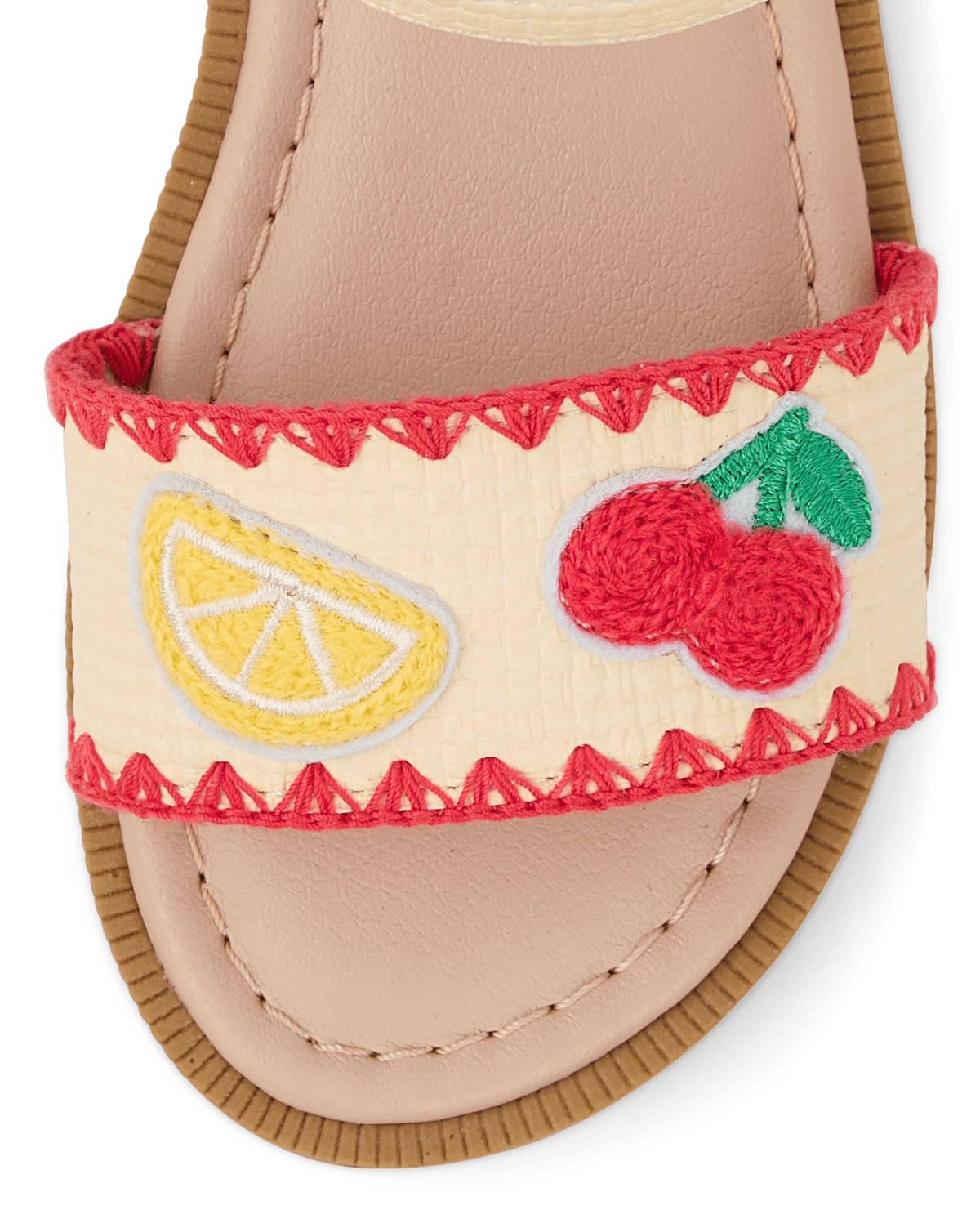 Детские сандалии Gymboree Girls Embroidered Fruit Sandals - Amalfi Coast — фото 3