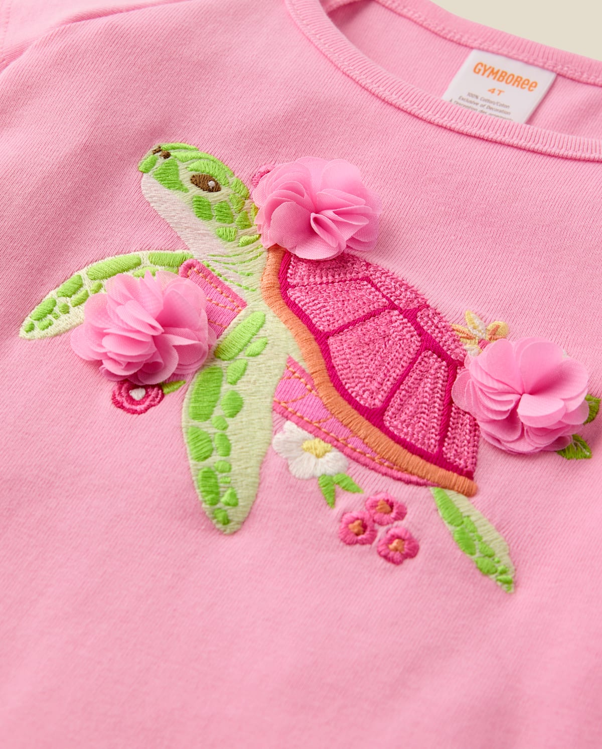 Детские топы Gymboree Girls Embroidered Flutter Top - Amalfi Coast