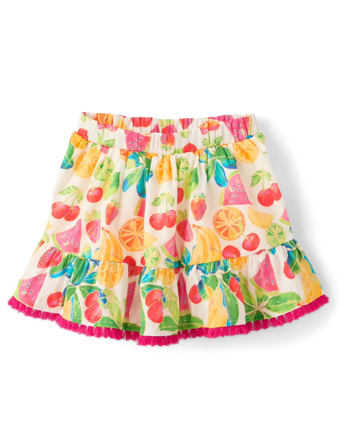 Детские юбки Gymboree Girls Fruit Tassel Ruffle Skort - Amalfi Coast
