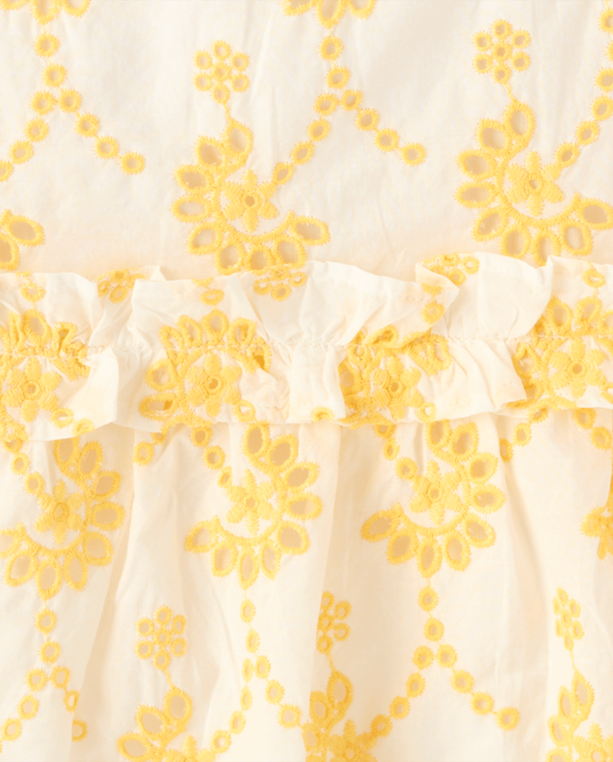 Детские платья Gymboree Girls Embroidered Eyelet Ruffle Swing Dress - Amalfi Coast — фото 4