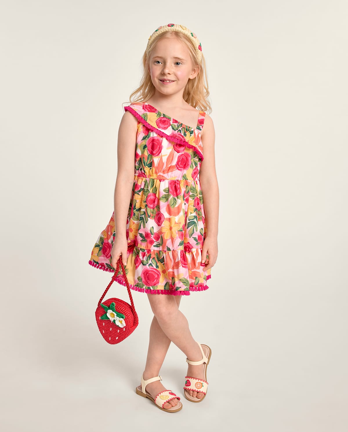 Детские сумки Gymboree Girls Raffia Strawberry - Amalfi Coast — фото 4