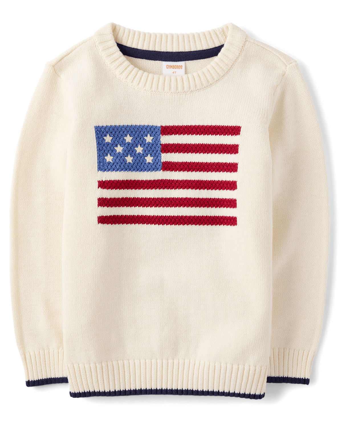 Детские свитеры Gymboree Kids Intarsia Embroidered Flag Sweater - Nantucket Charm