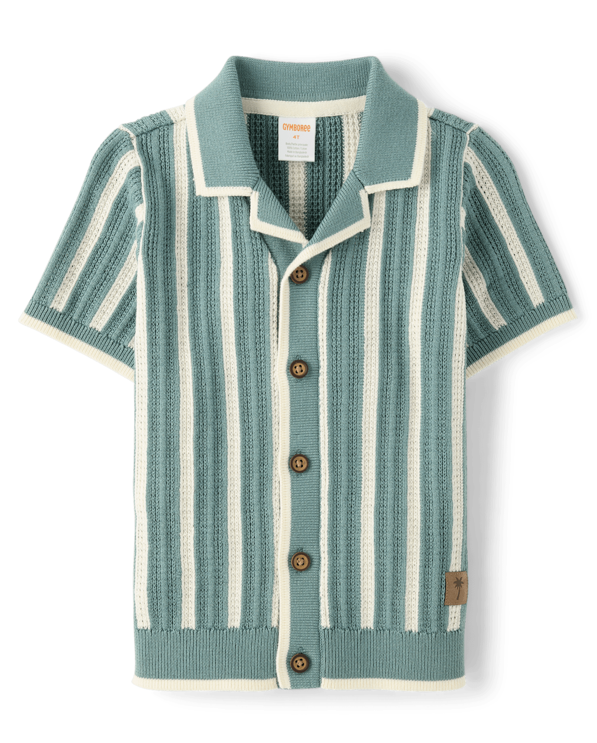Детские свитеры Gymboree Boys Striped Crochet Sweater Polo - Amalfi Coast