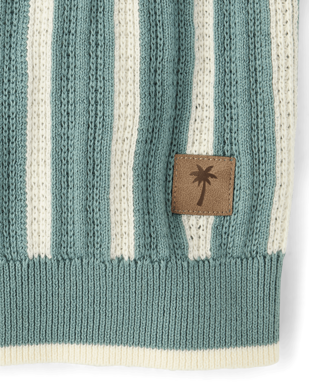 Детские свитеры Gymboree Boys Striped Crochet Sweater Polo - Amalfi Coast — фото 3