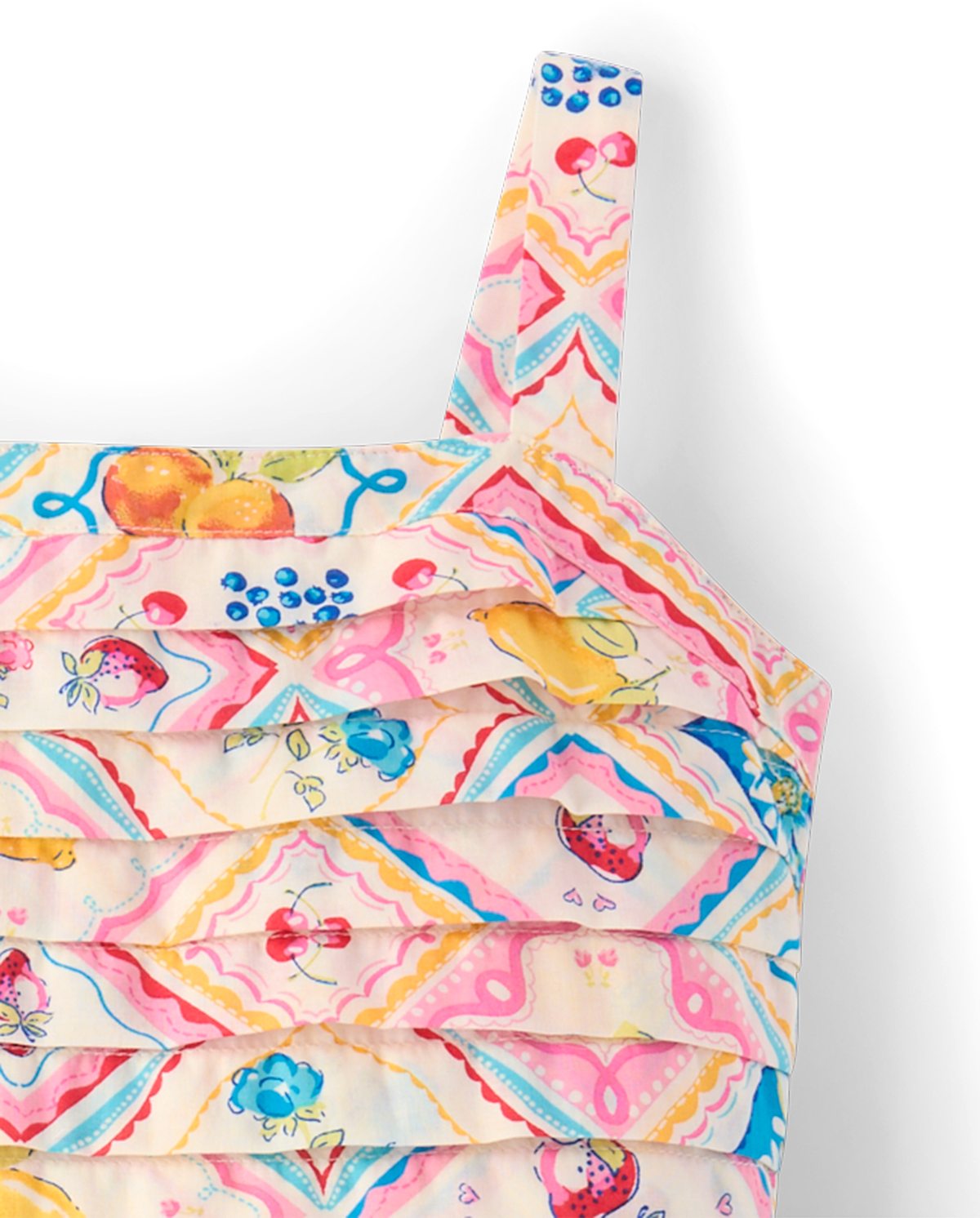 Детские платья Gymboree Girls Tile Pleated Ruffle Dress - Amalfi Coast — фото 4