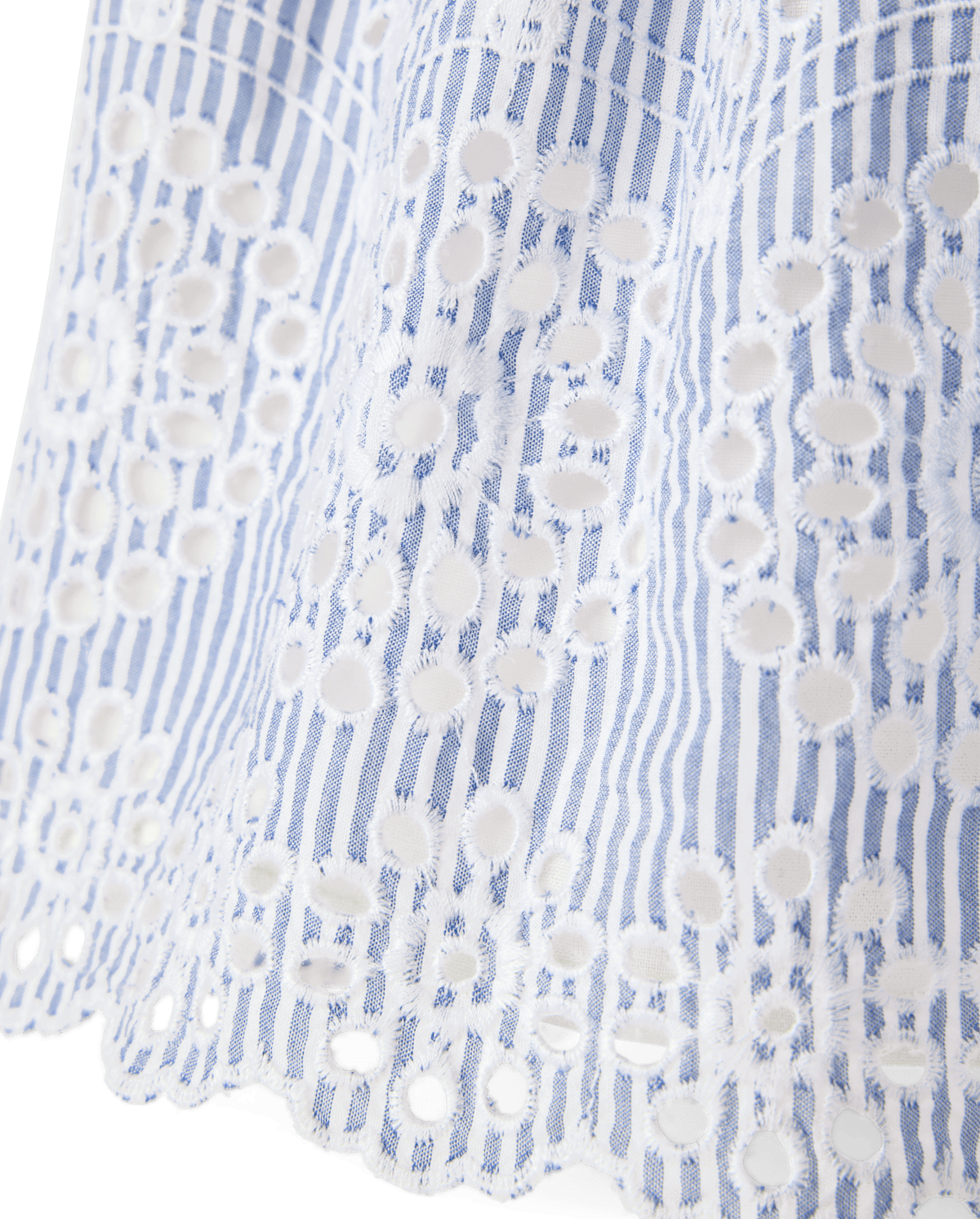 Детские платья Gymboree Girls Striped Embroidered Eyelet Bow Shoulder Dress - Driftwood Bay — фото 2