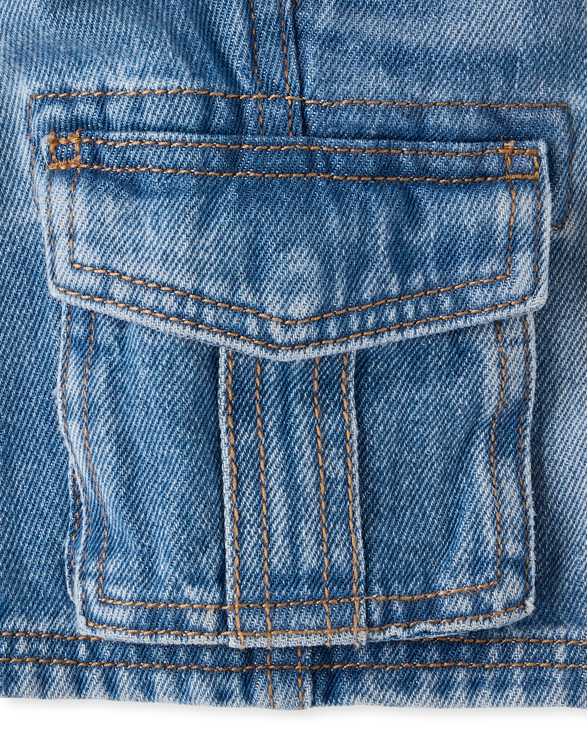 Детские шорты Gymboree Boys Pull On Cargo Jean Shorts - Little Essentials — фото 4