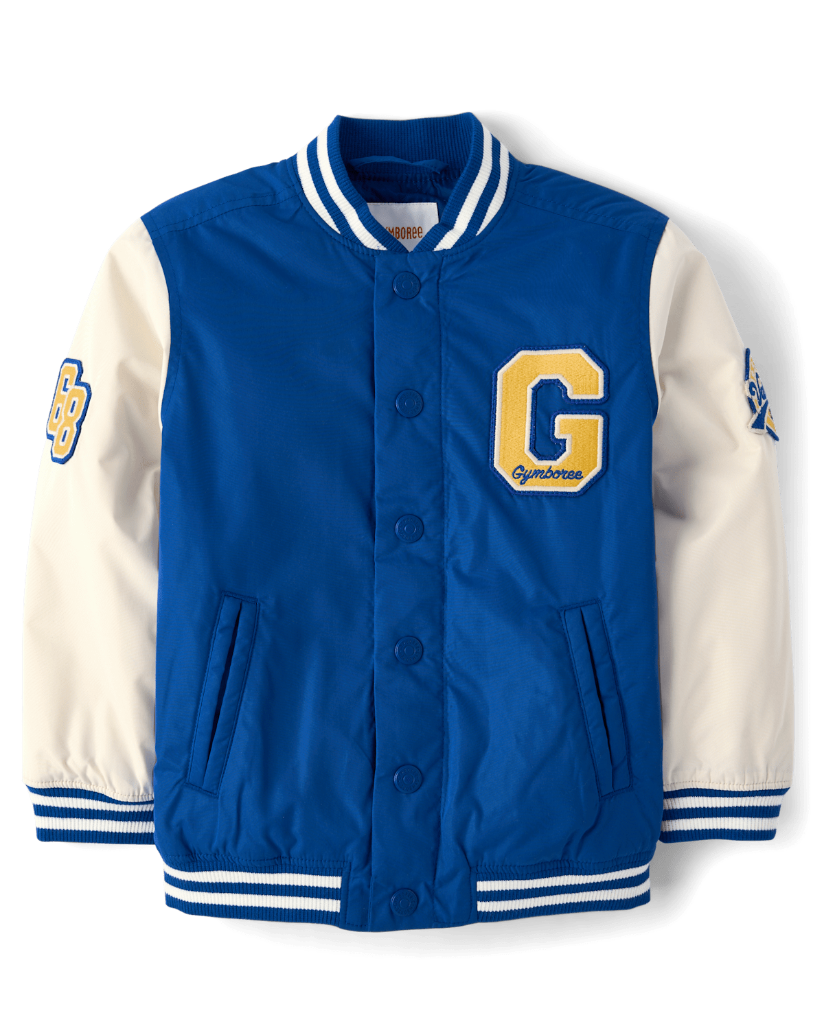 Детские куртки Gymboree Boys Embroidered Varsity Jacket - Collegiate Club