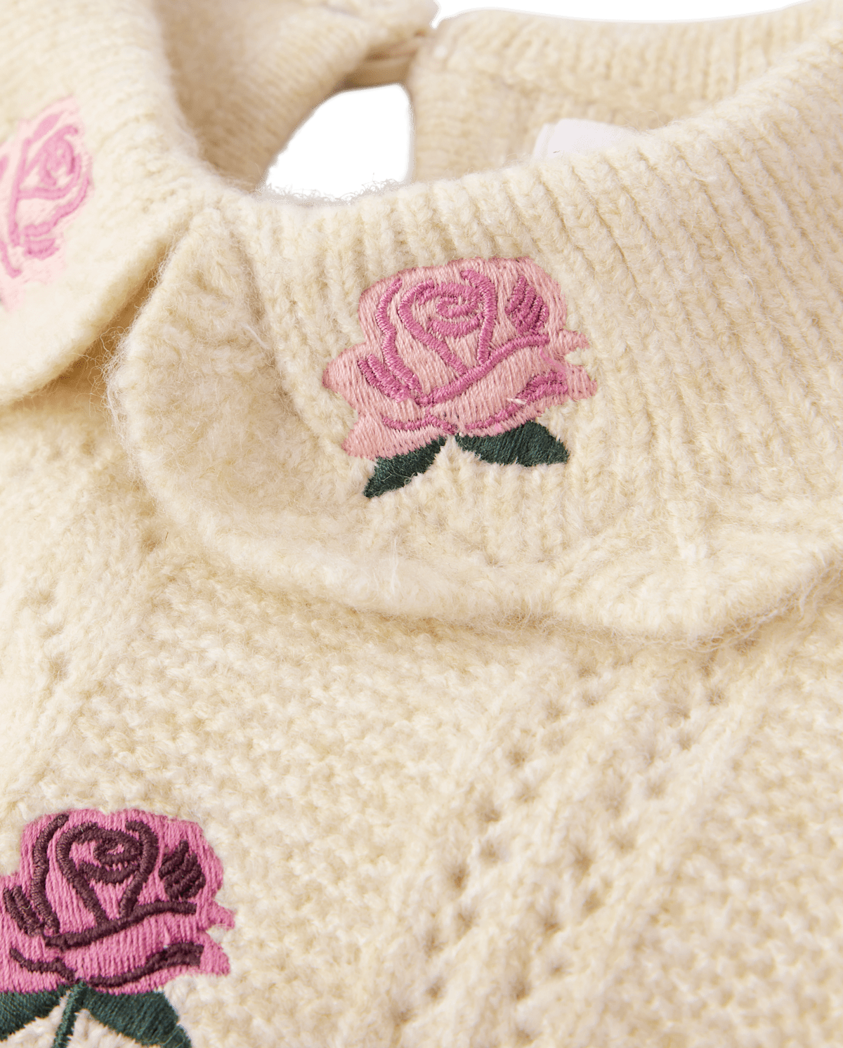 Детские свитеры Gymboree Girls Embroidered Floral Peter Pan Sweater - Countryside Manor — фото 2
