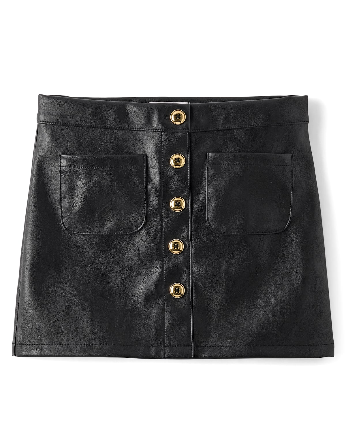 Детские юбки Gymboree Girls Button Faux Leather Skirt - The Leopard Edit