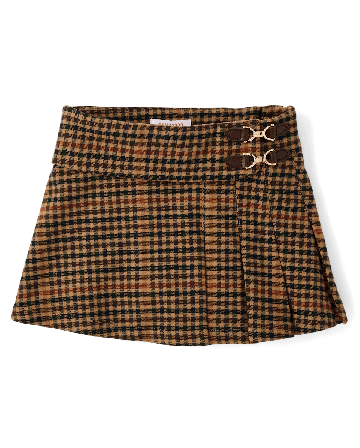 Детские юбки Gymboree Girls Plaid Pleated Buckle Skort - Countryside Manor