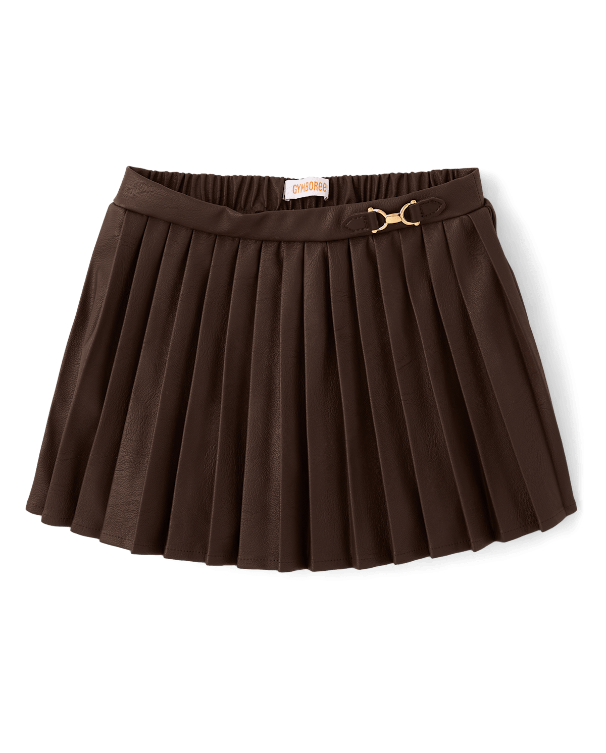 Детские юбки Gymboree Girls Pleated Faux Leather Skort - Countryside Manor