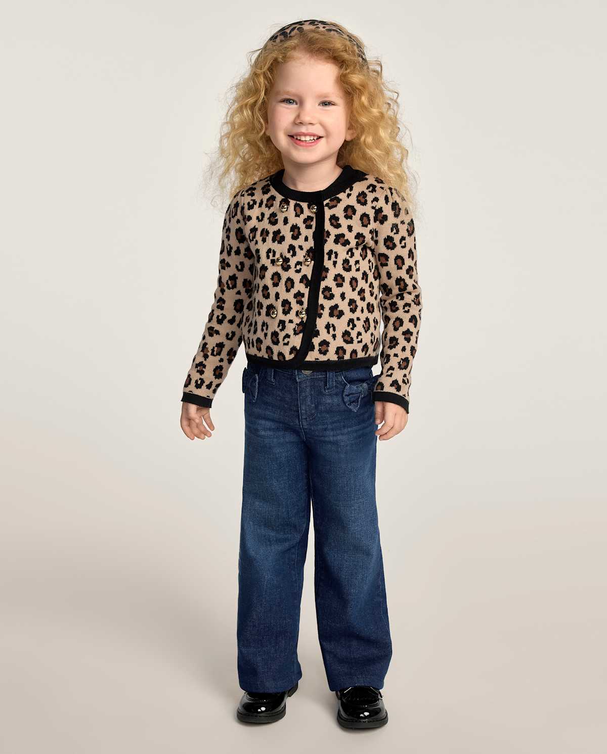 Детские джинсы Gymboree Girls Bow Wide Leg Jeans - Little Essentials