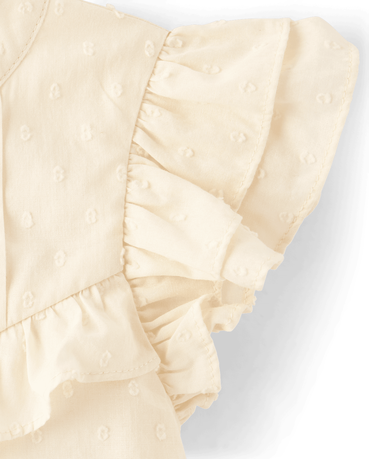 Детские блузки Gymboree Girls Pintuck Clip Dot Ruffle Blouse - The Leopard Edit — фото 2