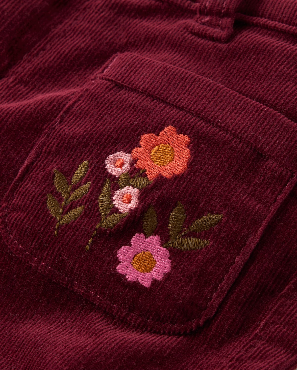 Детские брюки Gymboree Girls Embroidered Floral Corduroy Wide Leg Pants - The Harvest Edit — фото 2
