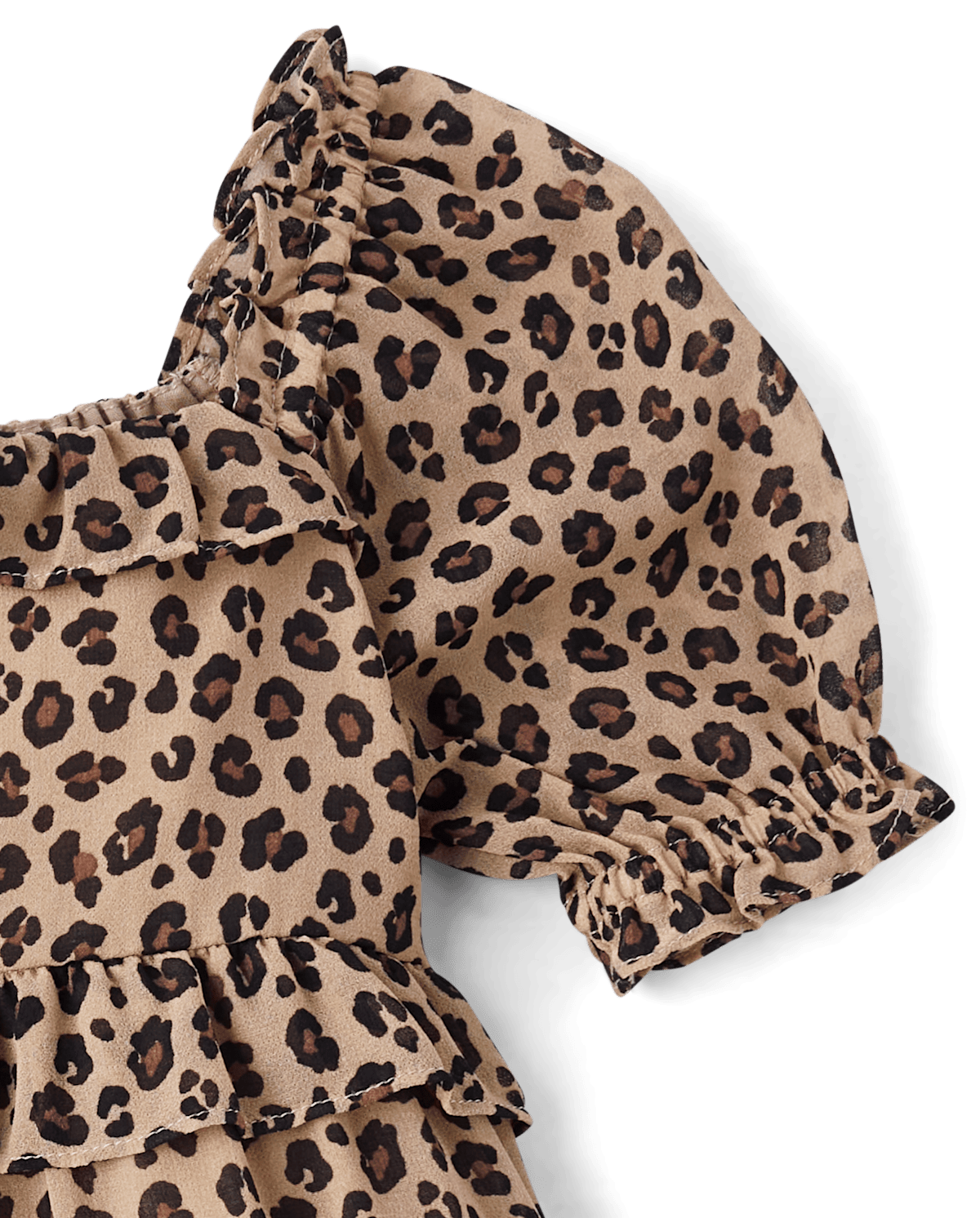 Детские платья Gymboree Girls Leopard Chiffon Tiered Ruffle Dress - The Leopard Edit — фото 3