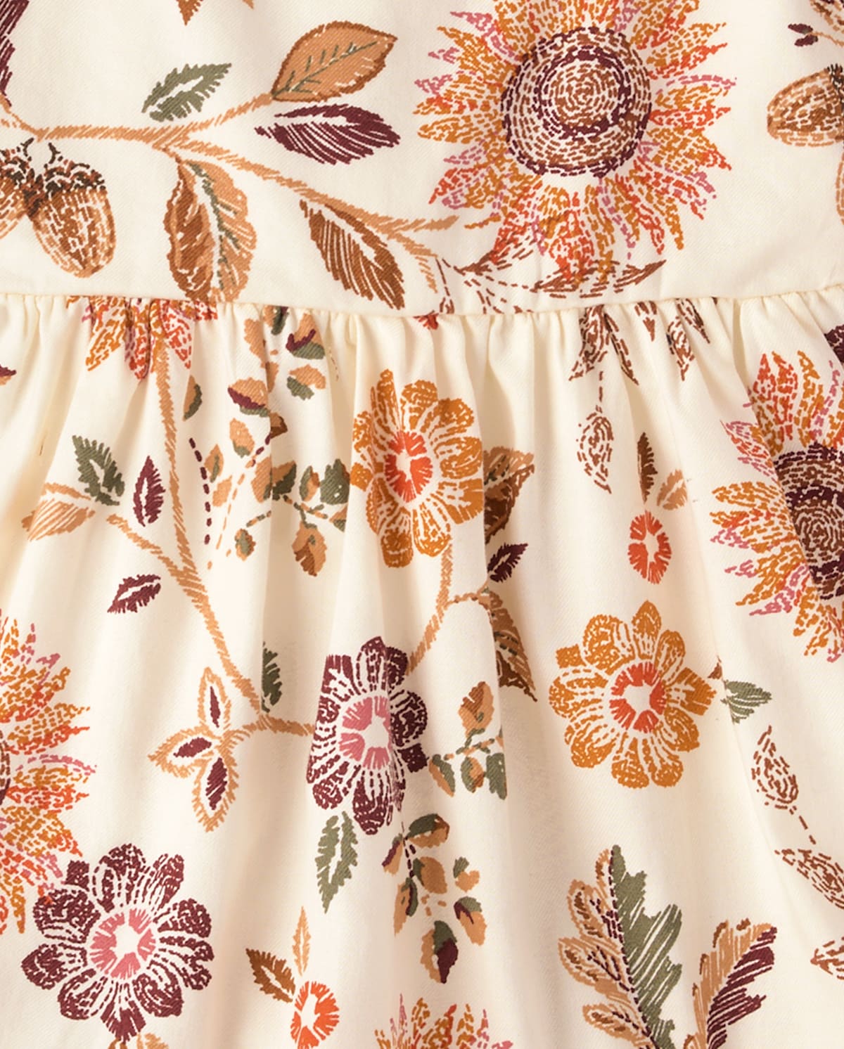 Детские платья Gymboree Girls Floral Flannel Ruffle Dress - The Harvest Edit — фото 4