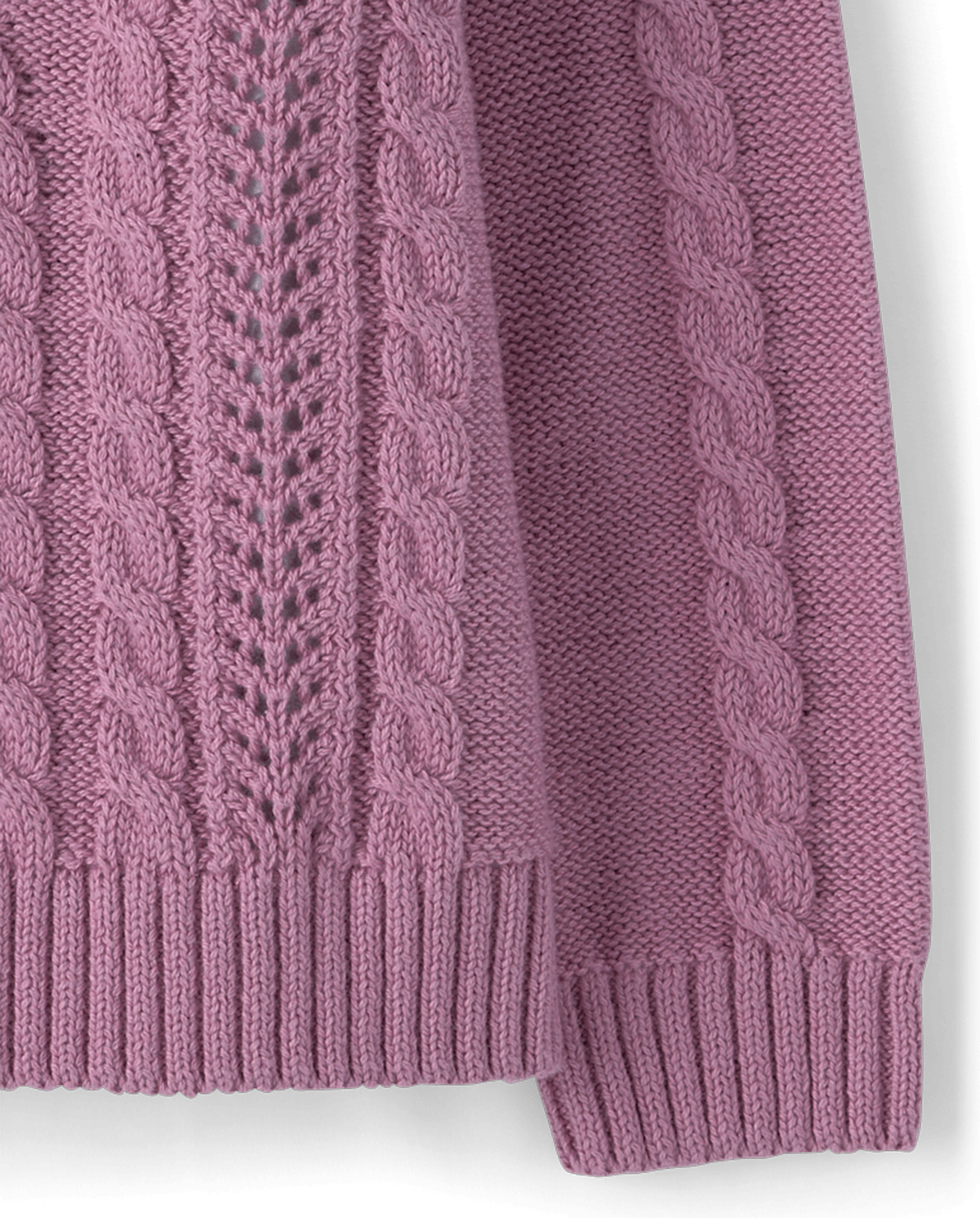 Детские свитеры Gymboree Girls Crochet Floral Cable Knit Sweater - Countryside Manor — фото 4