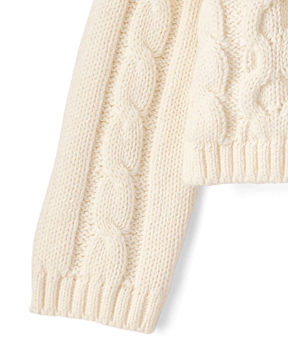 Детские кардиганы Gymboree Baby Girls Embroidered Floral Cable Knit Ruffle Cardigan - Countryside Manor — фото 4