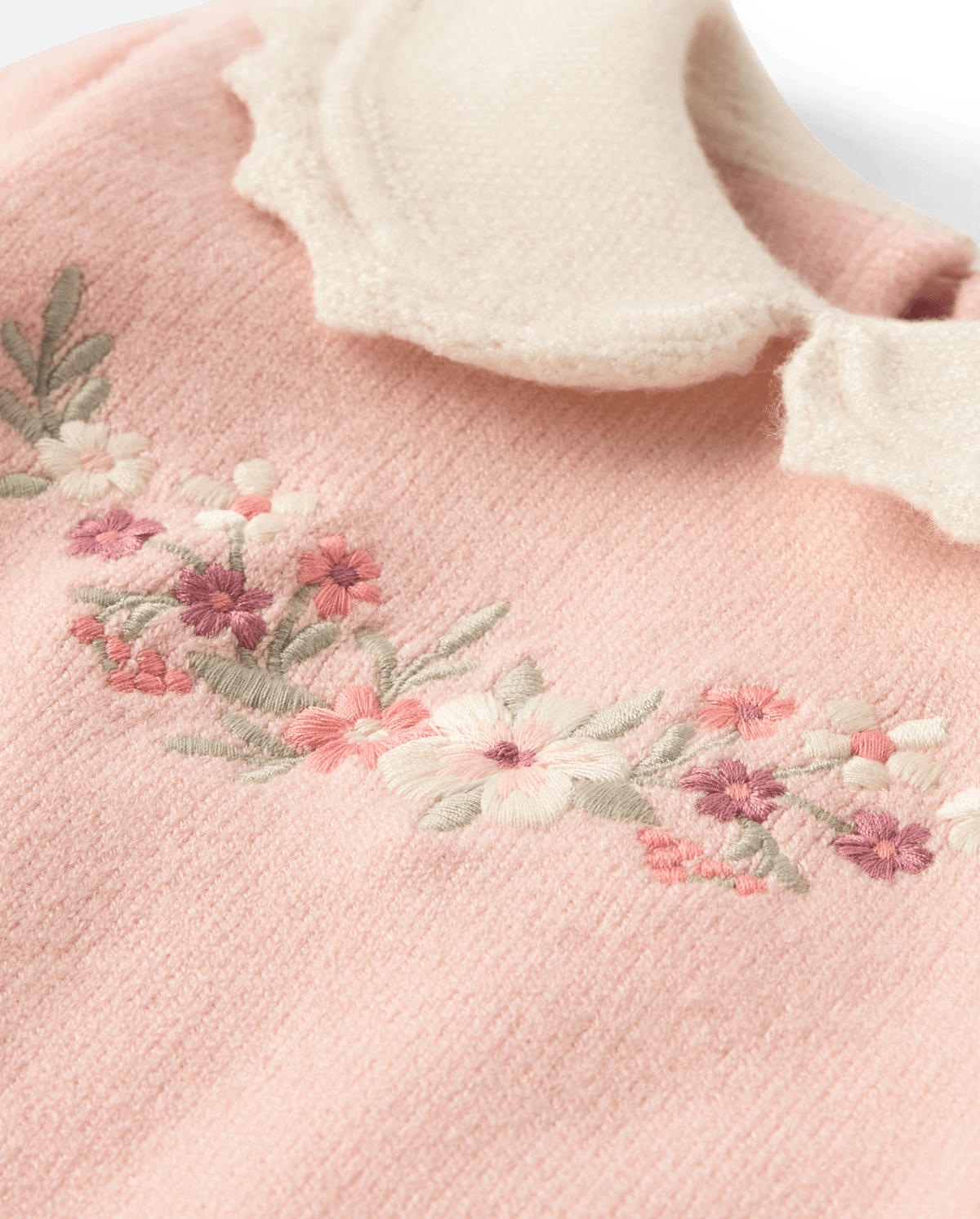 Детские свитеры Gymboree Baby Girls Embroidered Floral Sweater 2-Piece Outfit Set — фото 2
