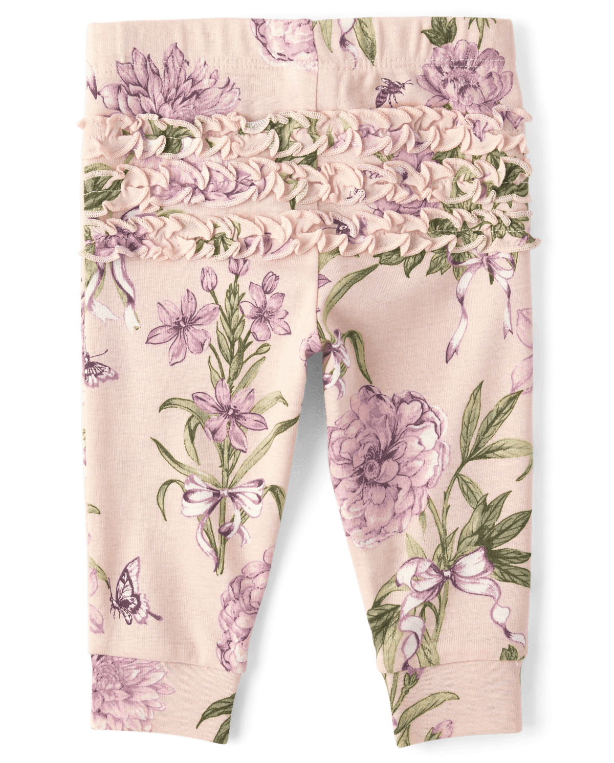 Детские леггинсы Gymboree Baby Girls Floral Ruffle Leggings 3-Pack