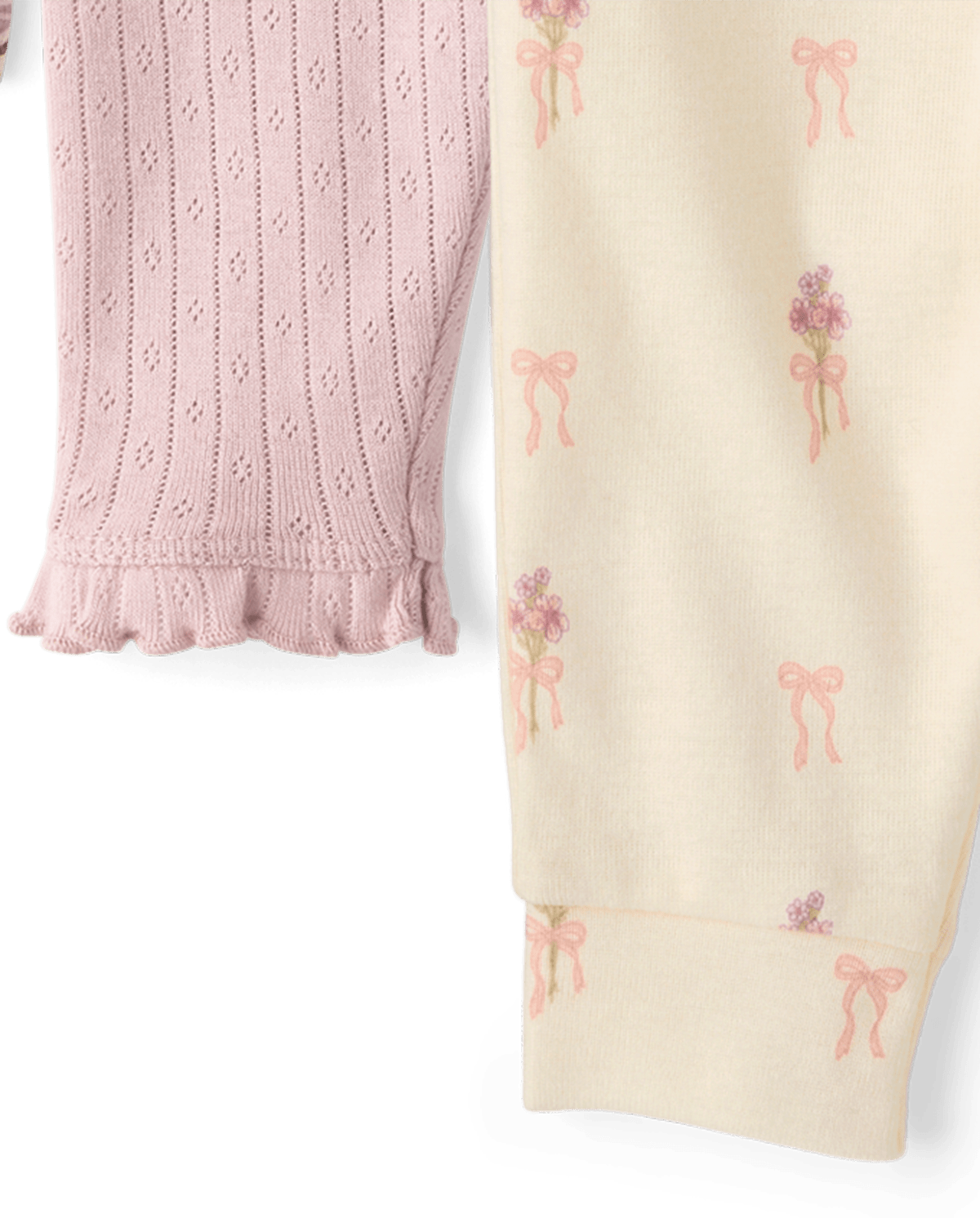 Детские леггинсы Gymboree Baby Girls Floral Ruffle Leggings 3-Pack — фото 3