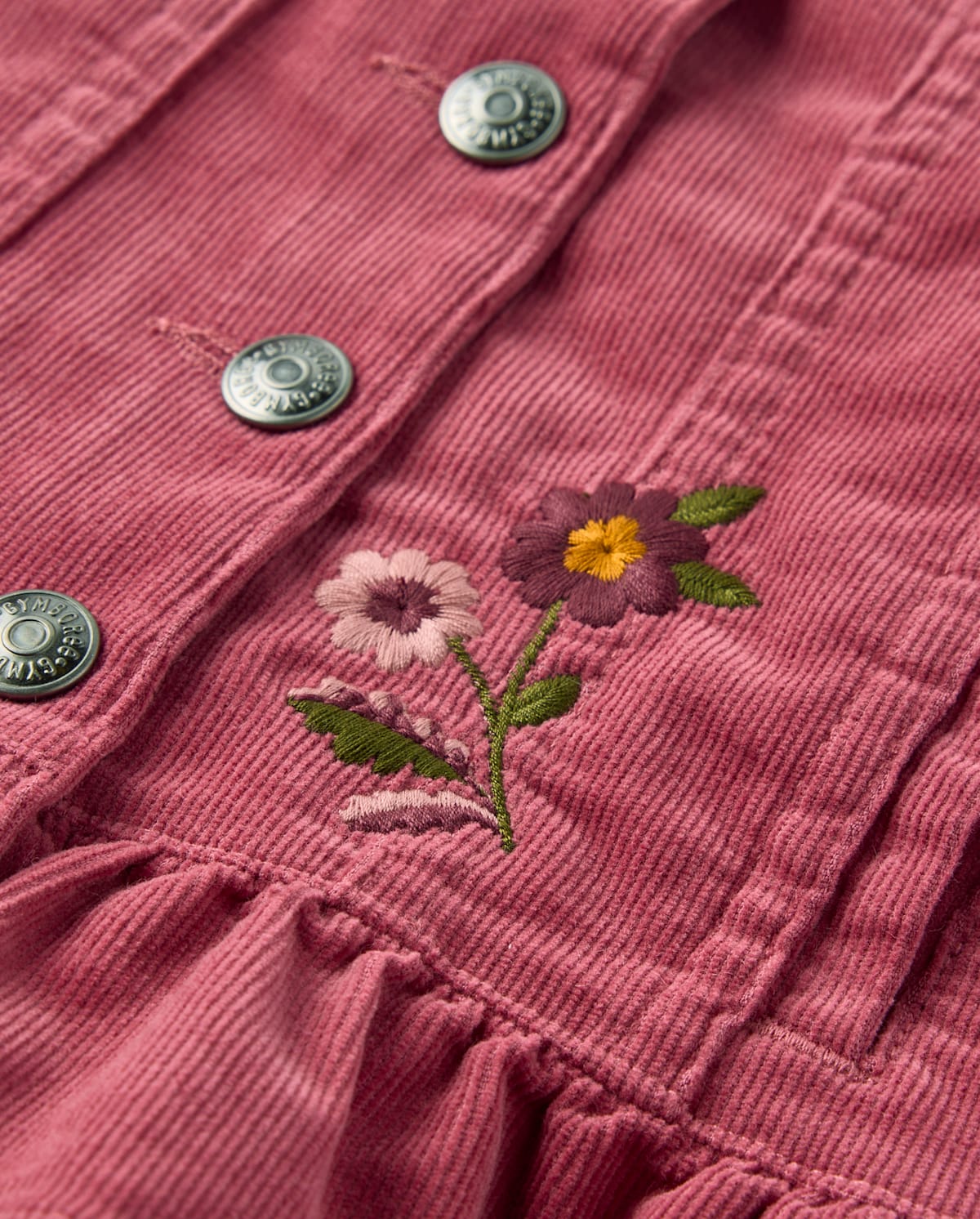 Детские куртки Gymboree Girls Embroidered Floral Peplum Corduroy Jacket - The Harvest Edit — фото 3