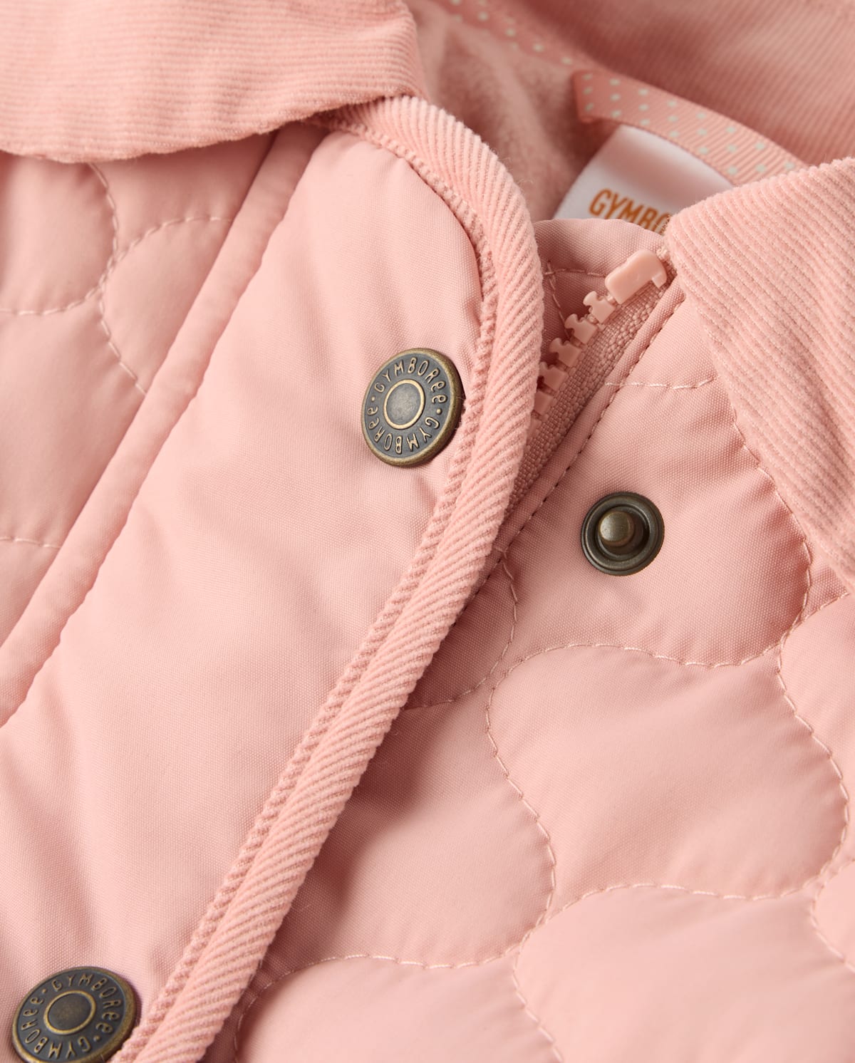 Детские куртки Gymboree Girls Quilted Microfleece Lined Barn Jacket - Blue Sky Mountain — фото 2