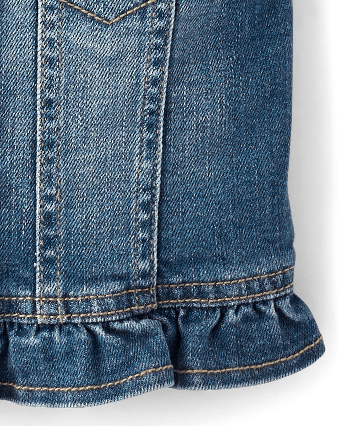 Детские жилеты Gymboree Girls Flutter Denim Vest - Little Essentials — фото 3
