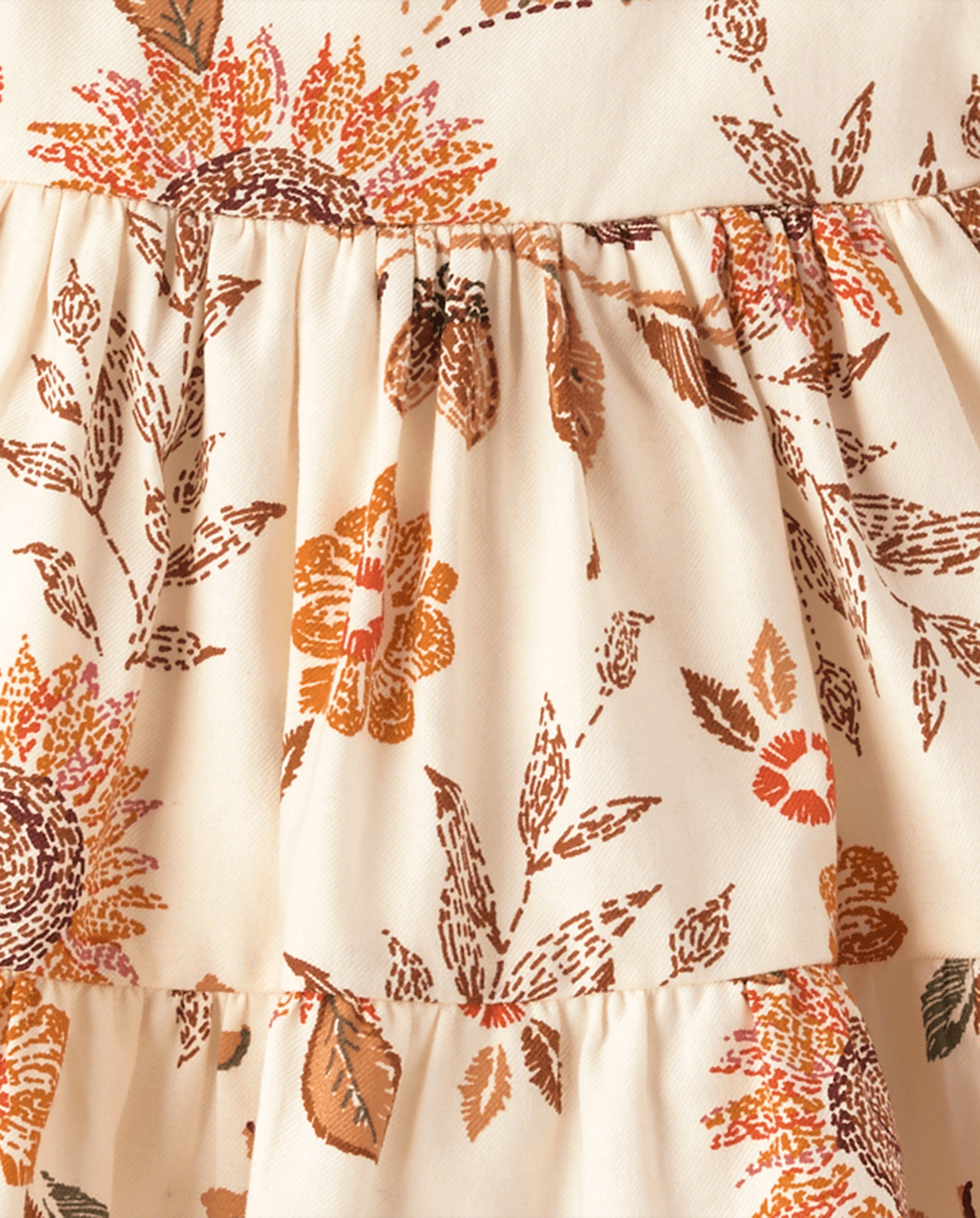 Детские платья Gymboree Baby Girls Floral Flannel Ruffle Dress - The Harvest Edit — фото 3