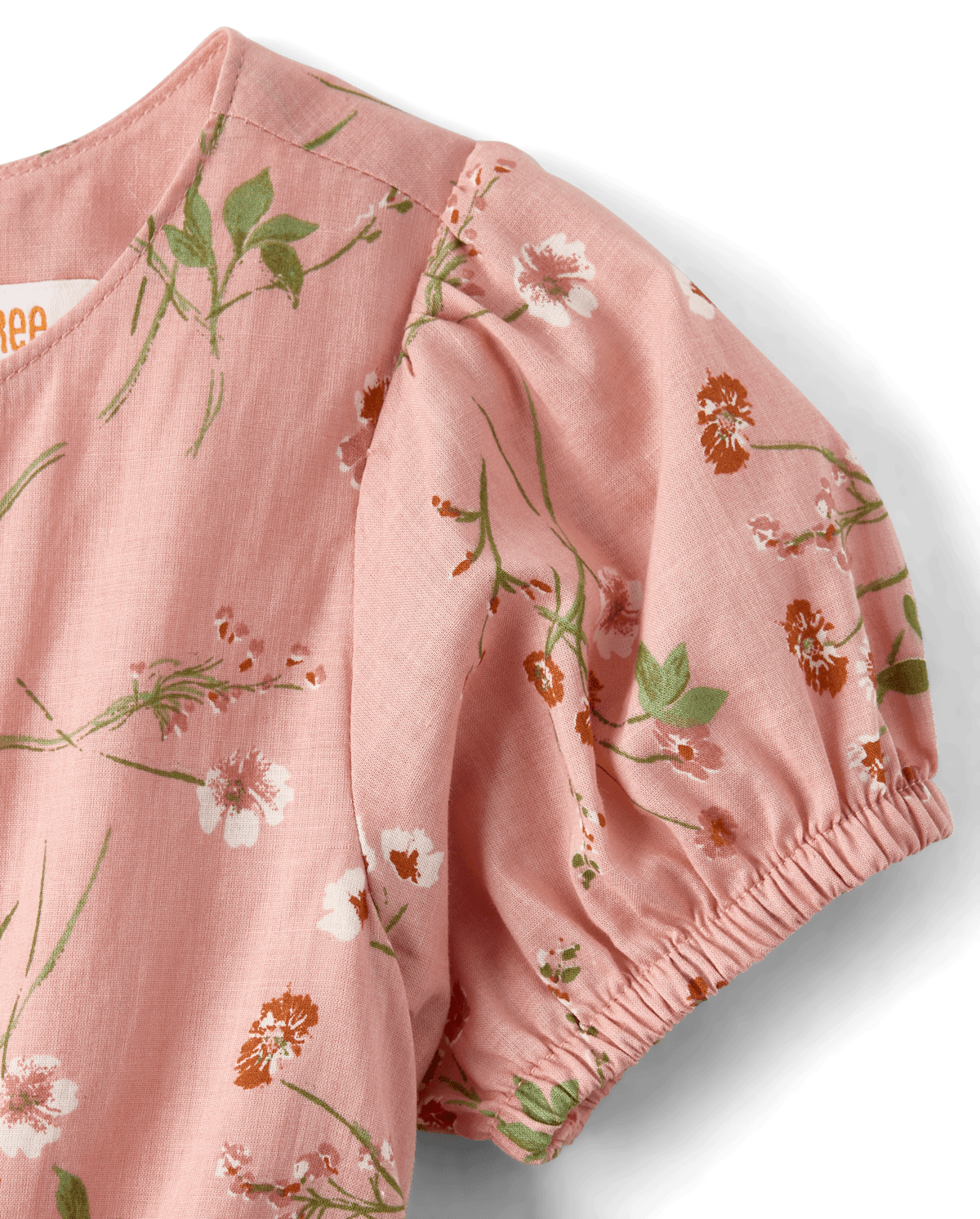 Детские платья Gymboree Girls Floral Bow Puff Sleeve Dress - Blue Sky Mountain — фото 3