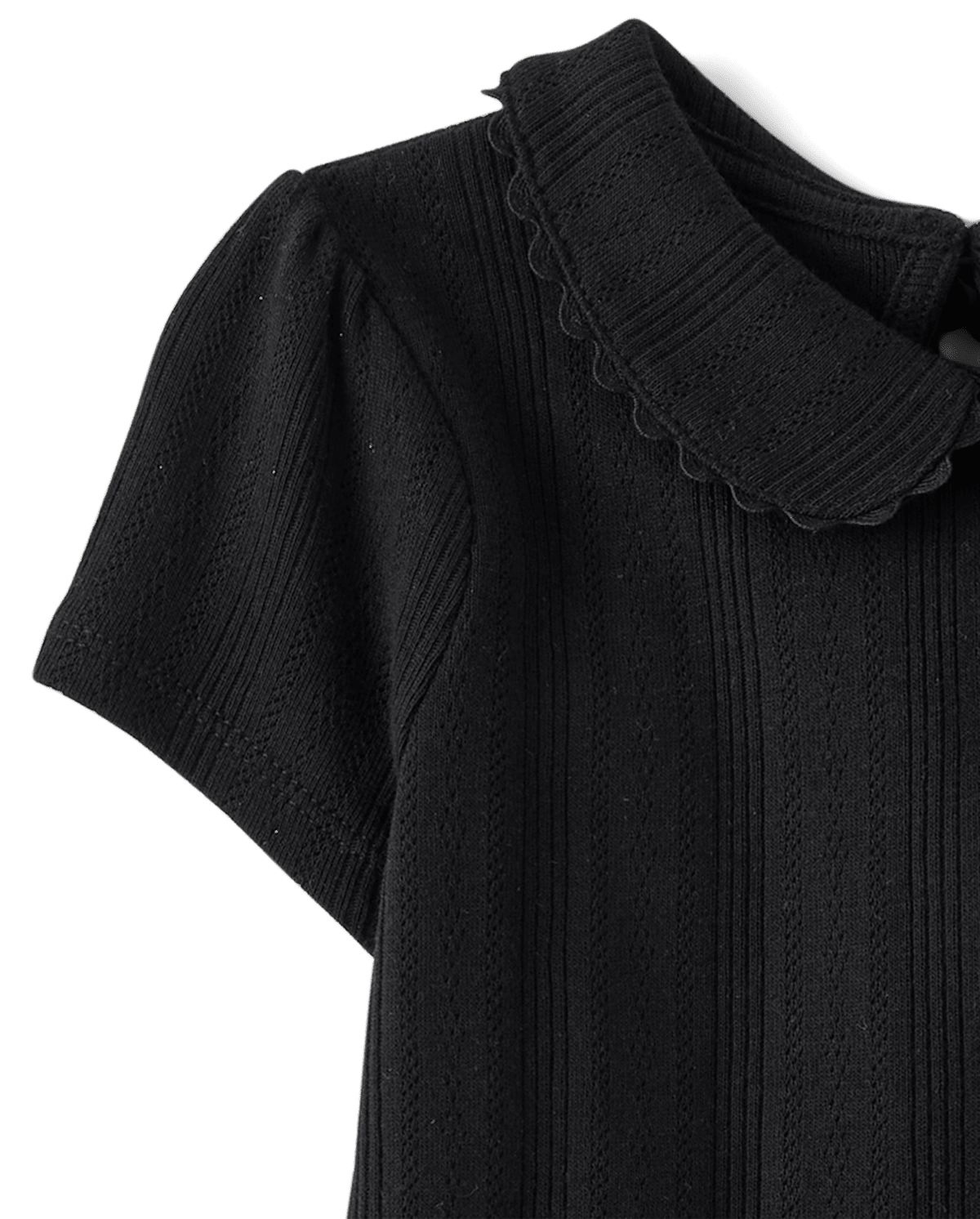 Детские топы Gymboree Girls Pointelle Peter Pan Top - Little Essentials — фото 2