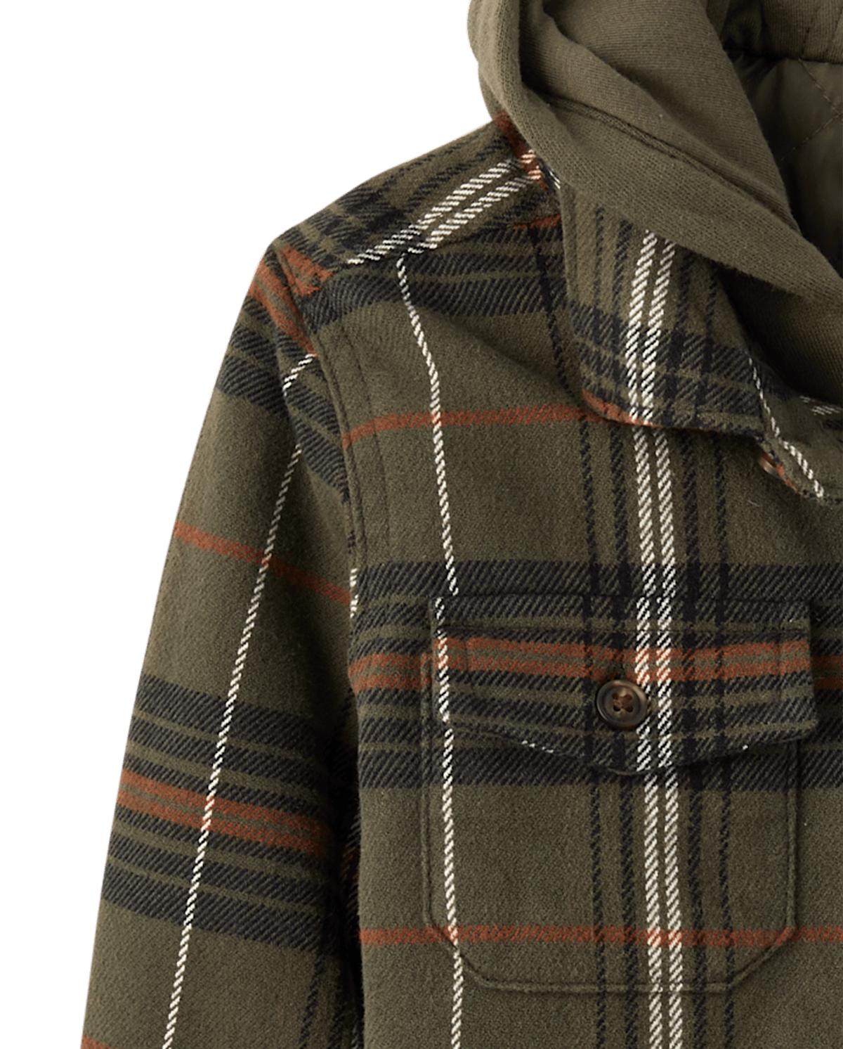 Gymboree Boys Plaid Flannel Taffeta Lined Shacket - Countryside Manor — фото 5