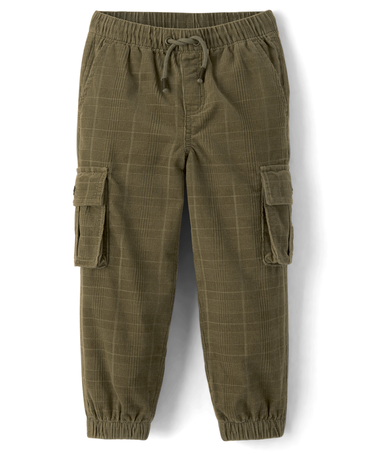Детские брюки Gymboree Boys Plaid Corduroy Pull On Cargo Jogger Pants - The Harvest Edit
