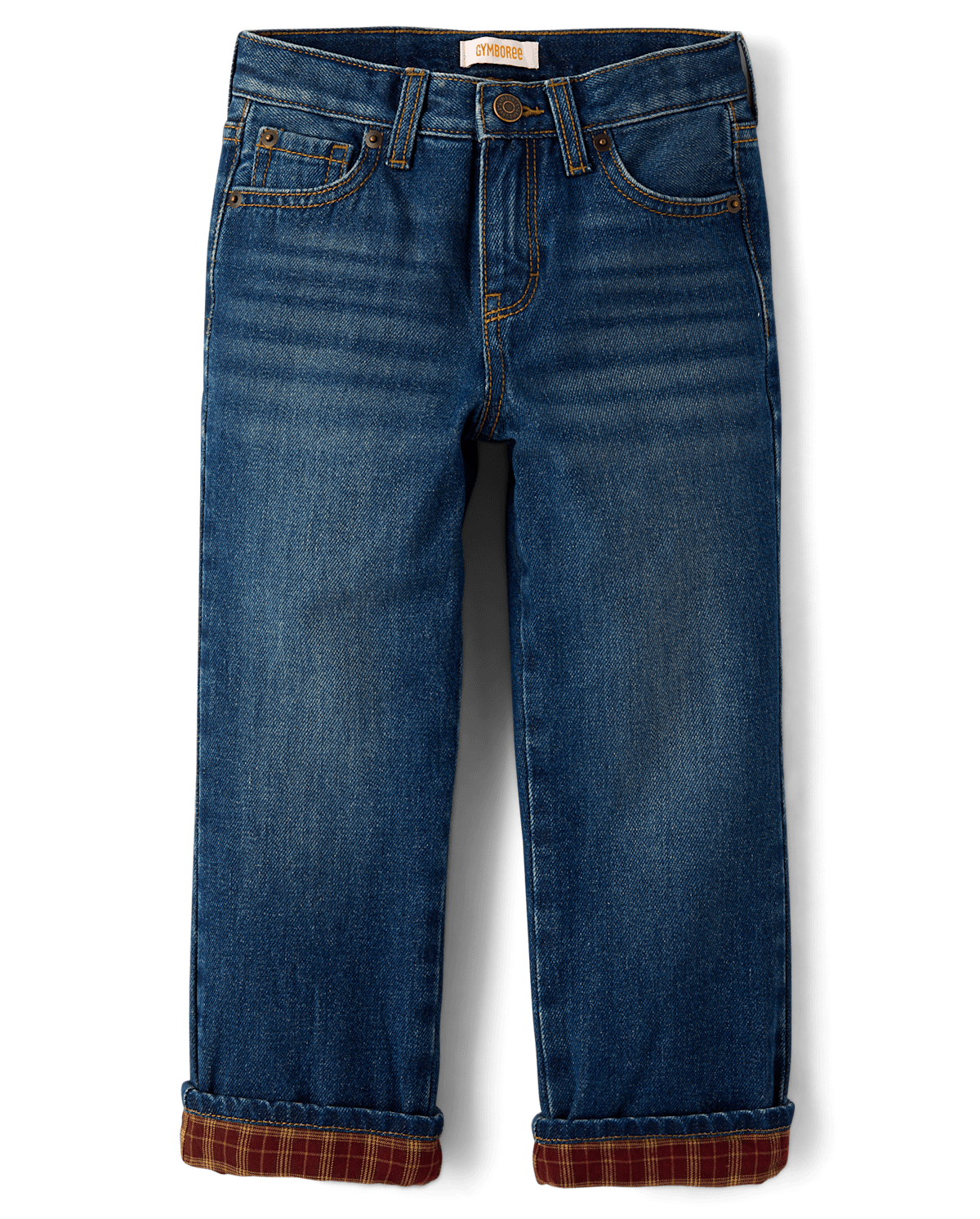 Детские джинсы Gymboree Boys Flannel Lined Straight Jeans - Little Essentials
