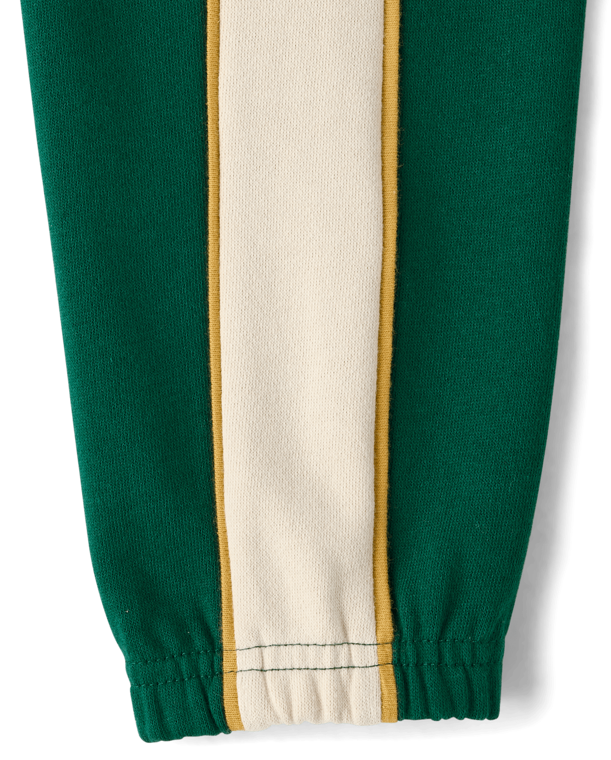 Детские брюки Gymboree Boys Embroidered Varsity Side Stripe Fleece Jogger Pants - Collegiate Club — фото 3