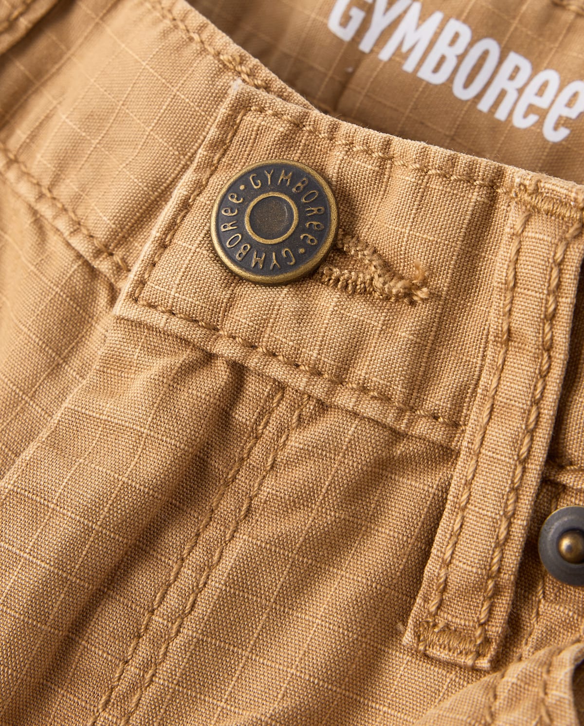 Детские брюки Gymboree Boys Garment Dyed Ripstop Baggy Cargo Pants - Little Essentials — фото 2