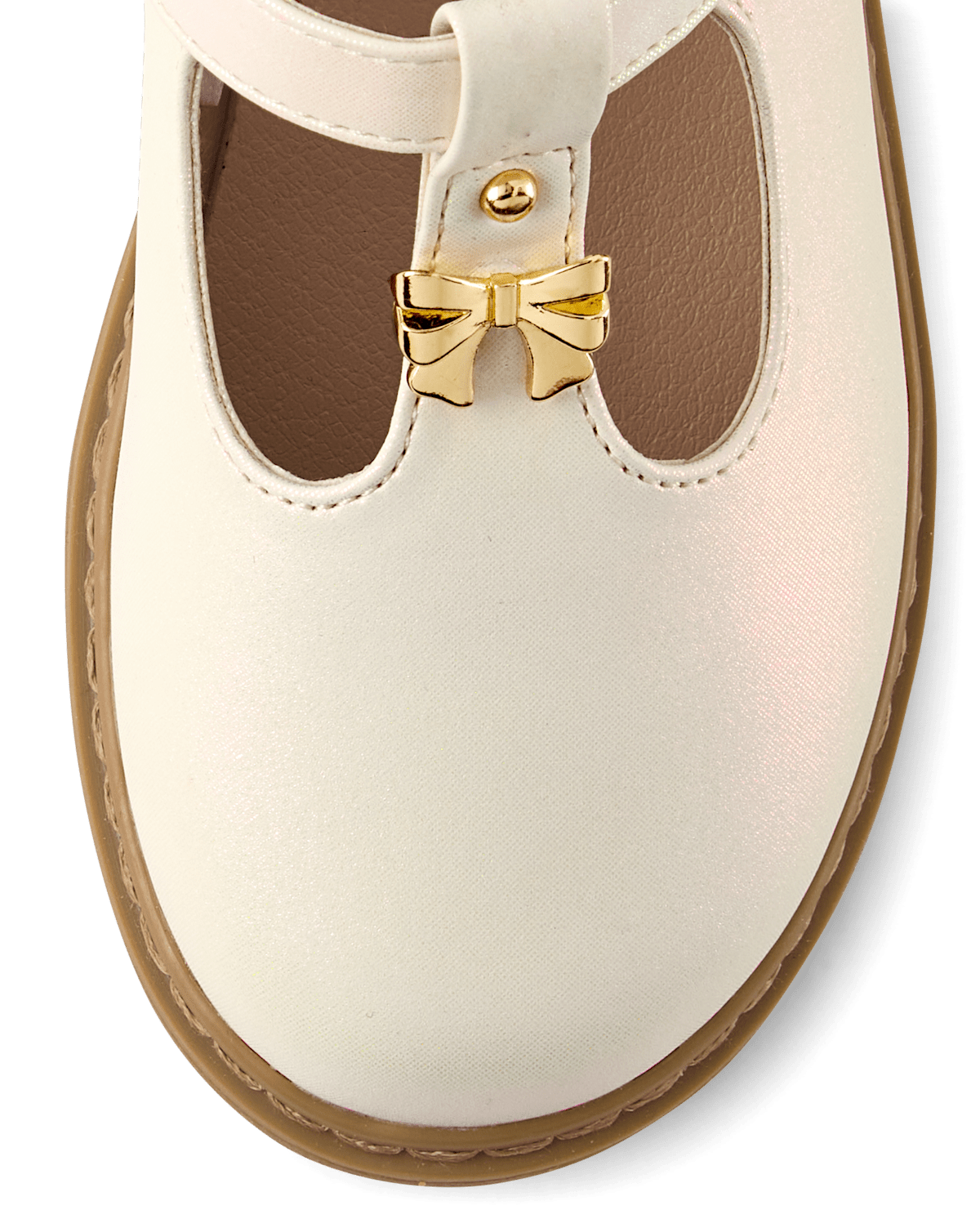 Обувь Gymboree Girls Shimmer Bow T-Strap Mary Jane Shoes - Little Essentials — фото 4