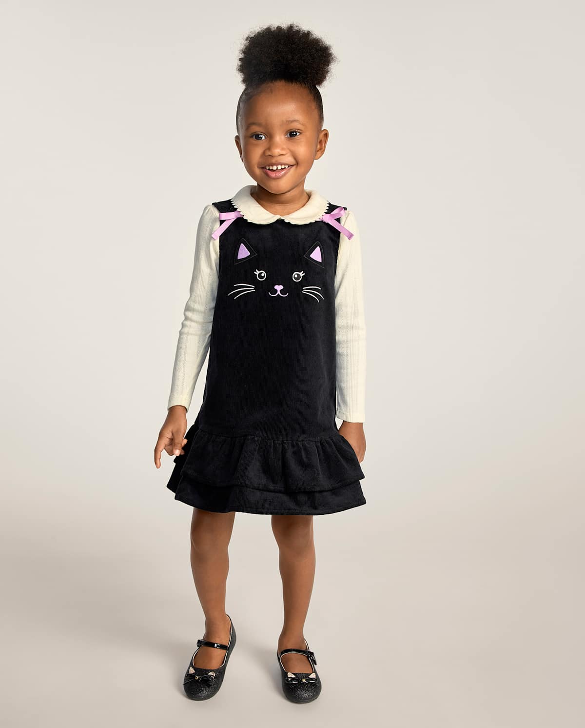 Обувь Gymboree Girls Glitter Cat Ballet Flats - Little Essentials — фото 1