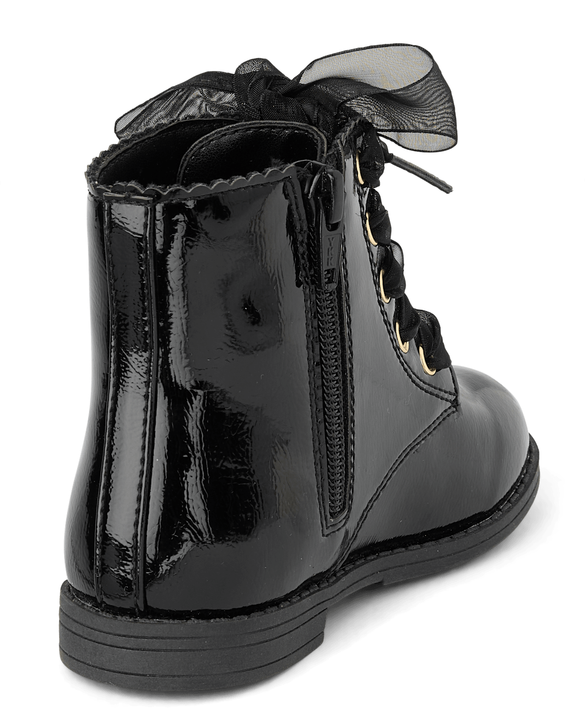 Детские ботинки Gymboree Girls Scalloped Lace Up Boots - Little Essentials — фото 3