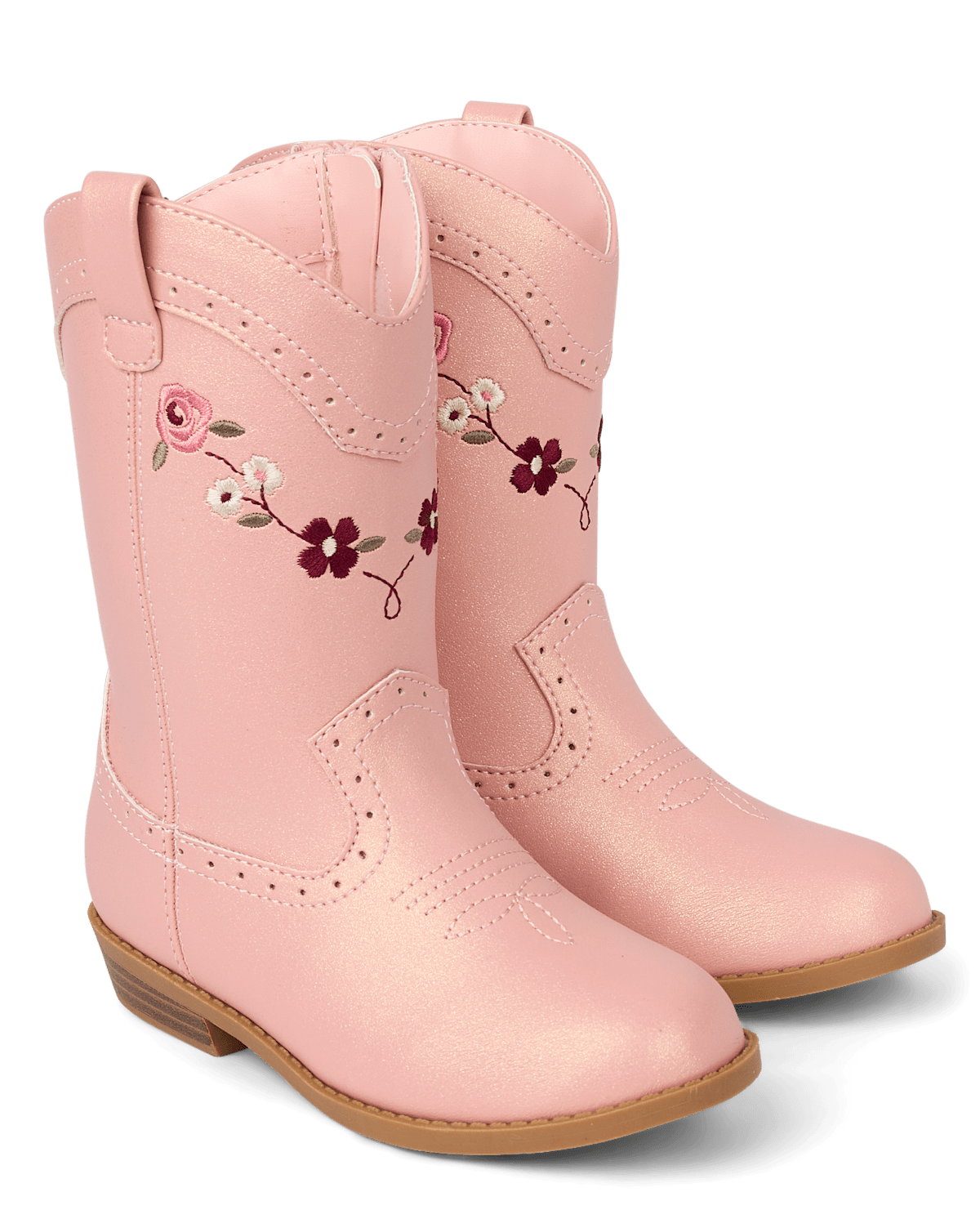 Детские ботинки Gymboree Girls Embroidered Floral Cowgirl Boots - Blue Sky Mountain — фото 3