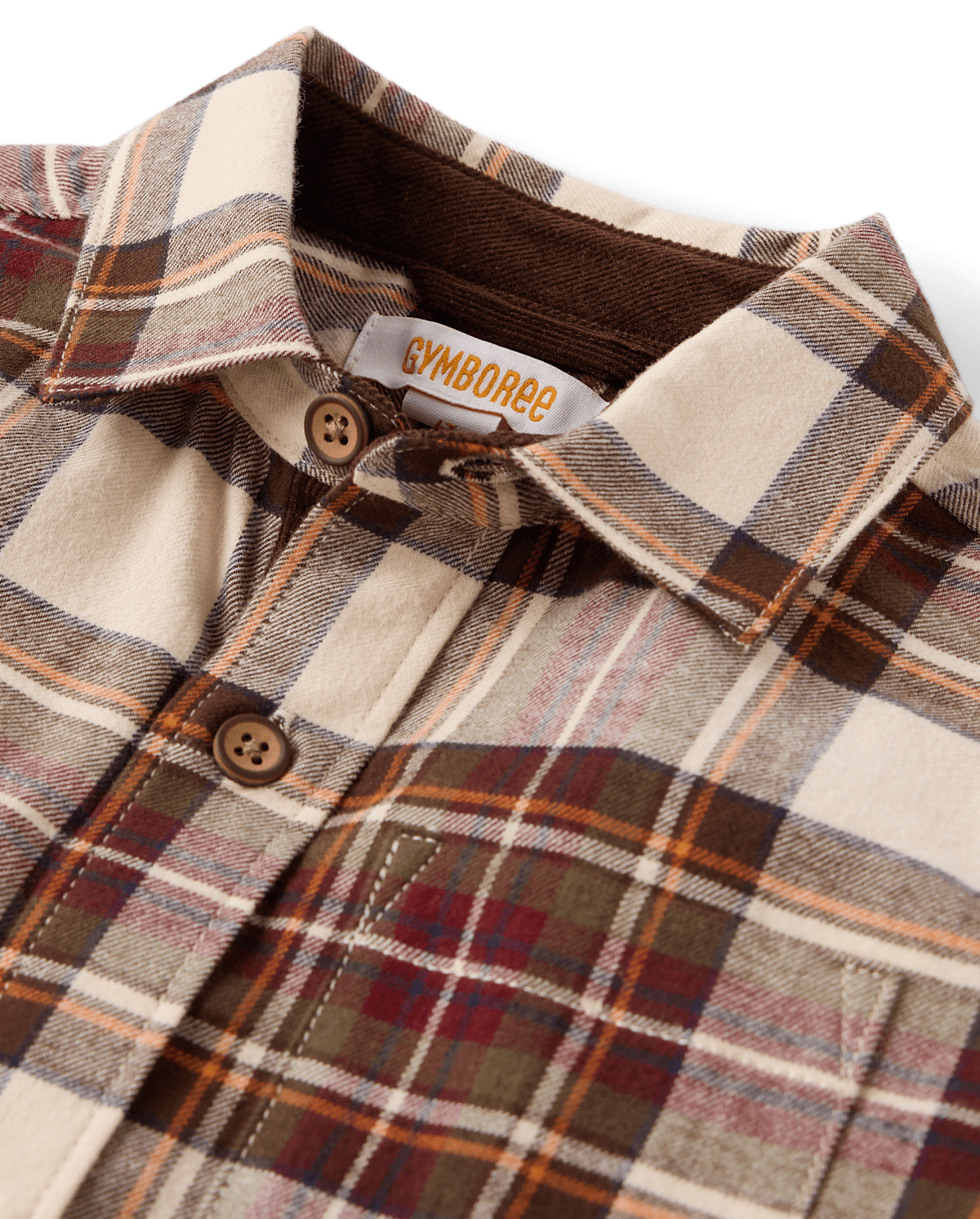 Gymboree Boys Plaid Flannel Button Up Shirt - Countryside Manor — фото 2