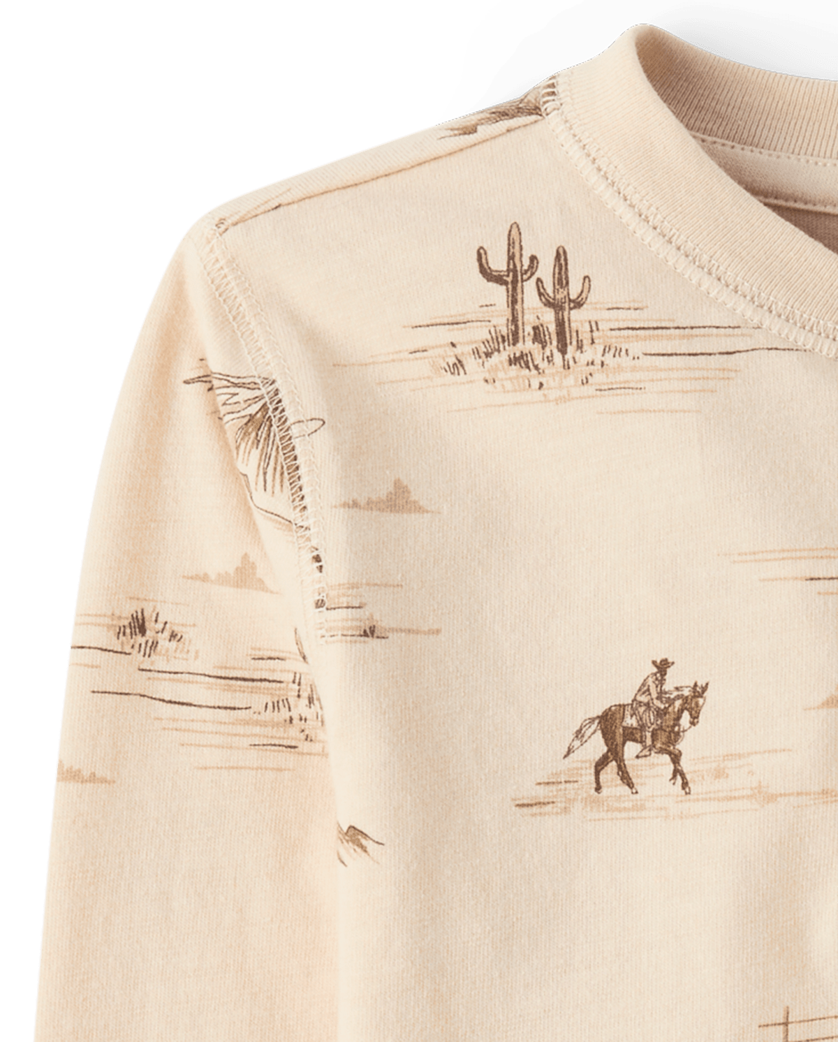 Детские топы Gymboree Boys Cowboy Henley Top - Blue Sky Mountain — фото 4